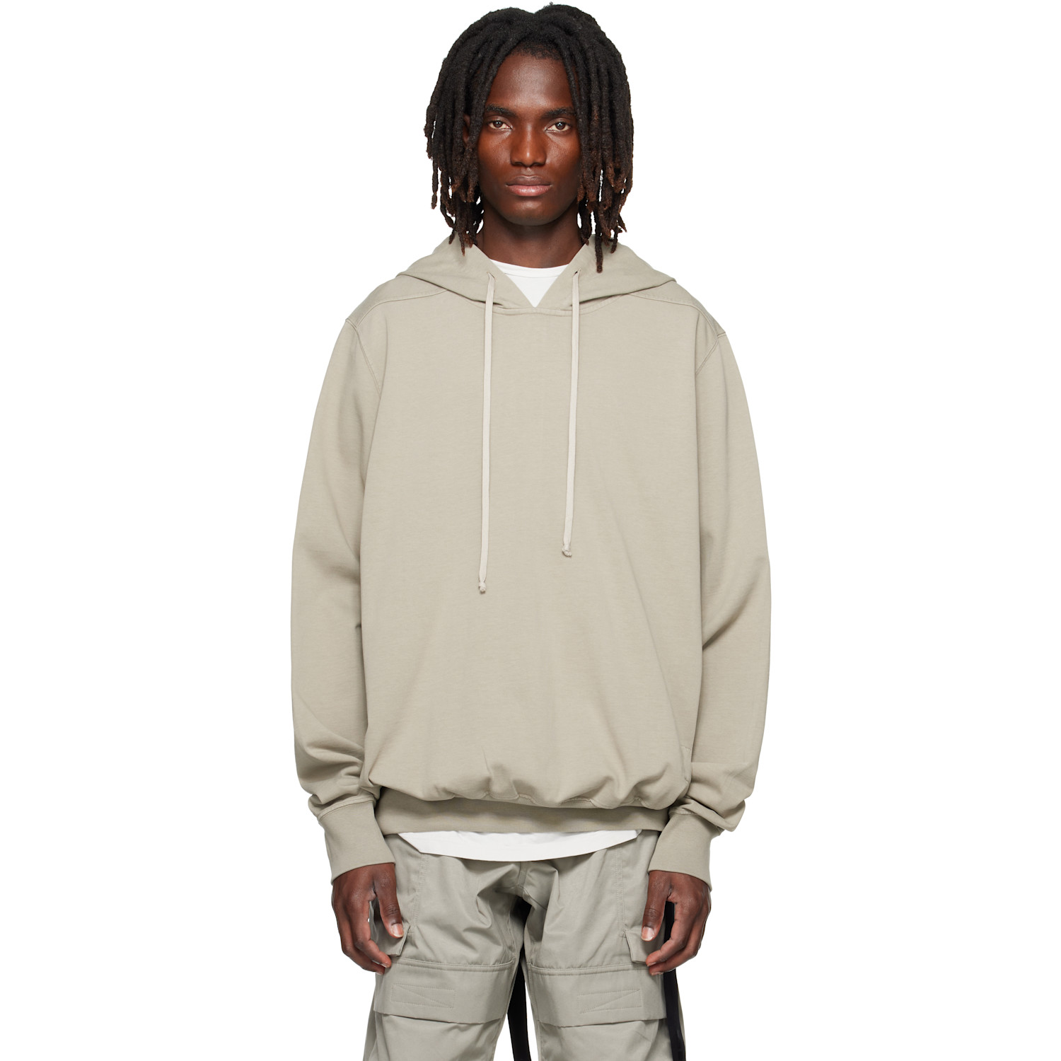 Rick Owens DRKSHDW Gray Tower Oversized Hoodie