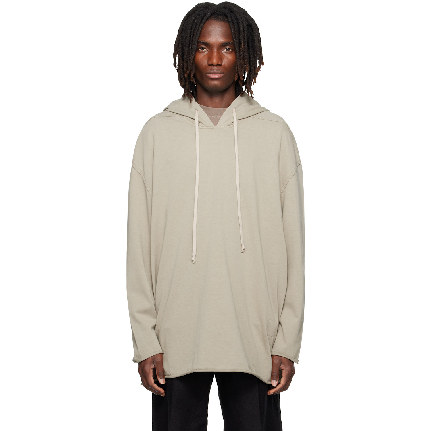 Rick Owens DRKSHDW Gray Tower Peter Hoodie