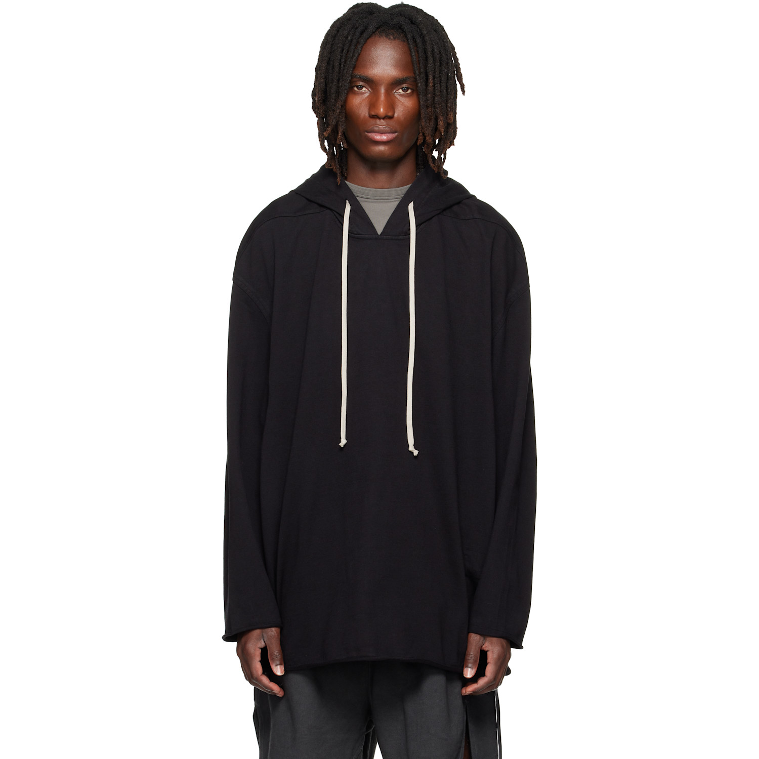 Rick Owens DRKSHDW Black Tower Peter Hoodie