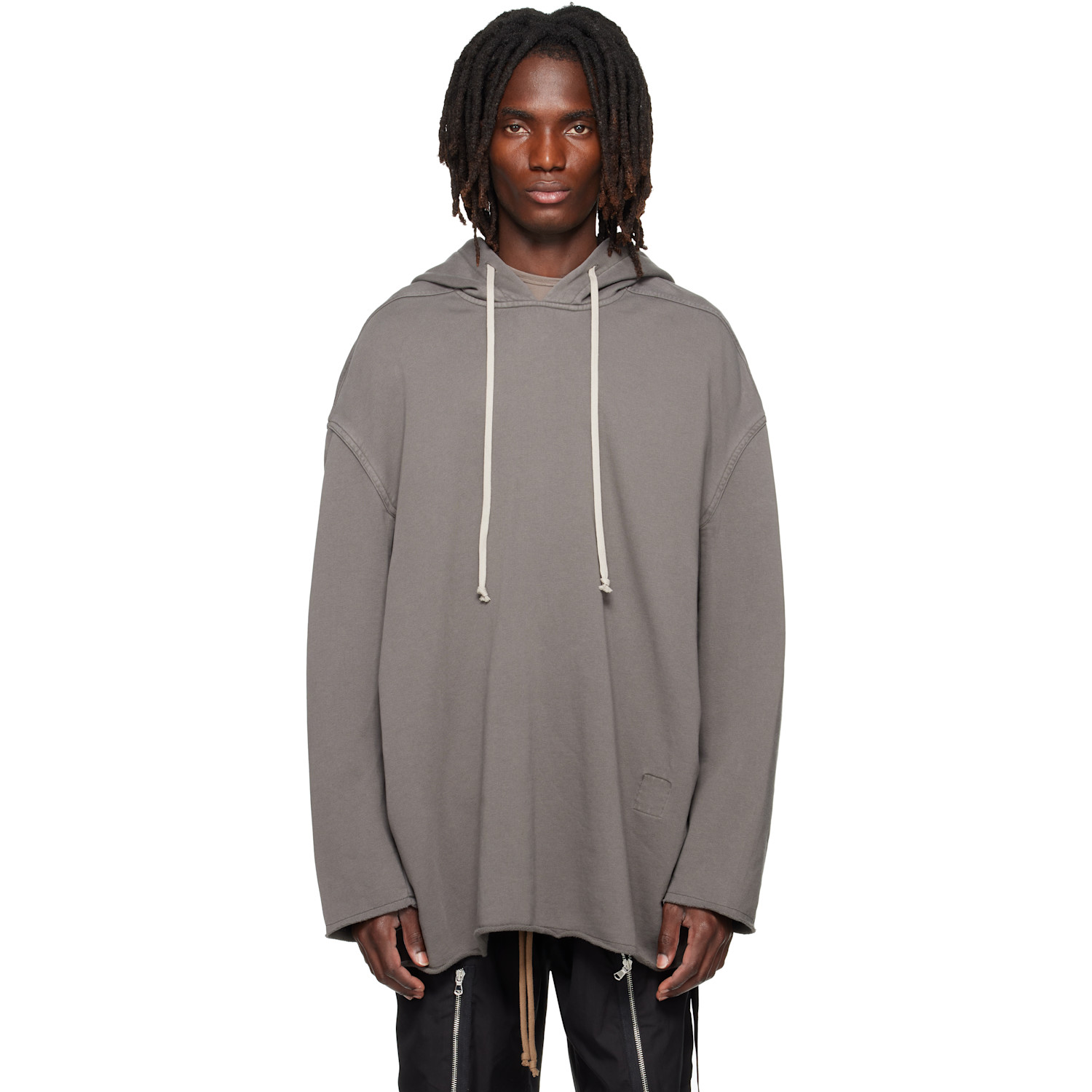Rick Owens DRKSHDW Gray Tower Peter Hoodie