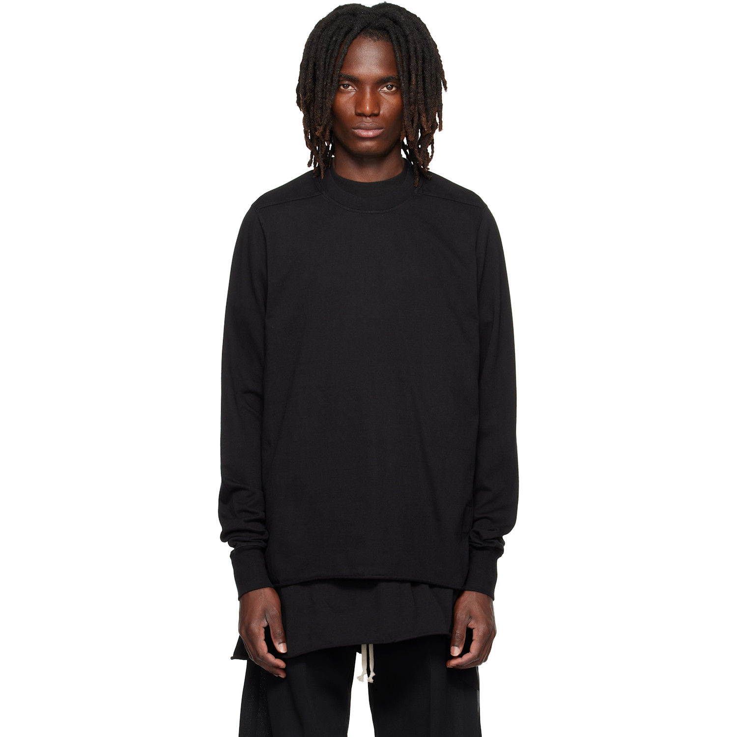 Rick Owens DRKSHDW Black Tower Crewneck Sweatshirt