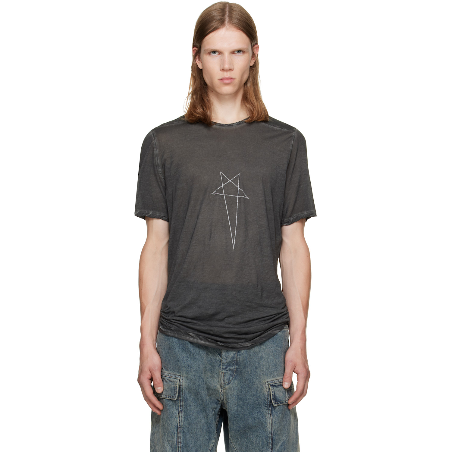 Rick Owens DRKSHDW Black Tower Level T-shirt