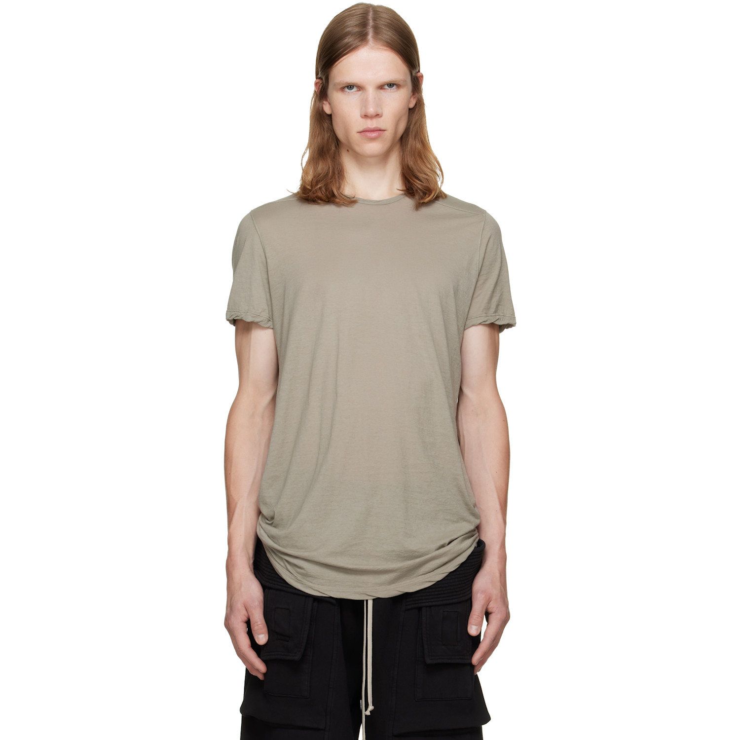 Rick Owens DRKSHDW Khaki Tower Level T-shirt