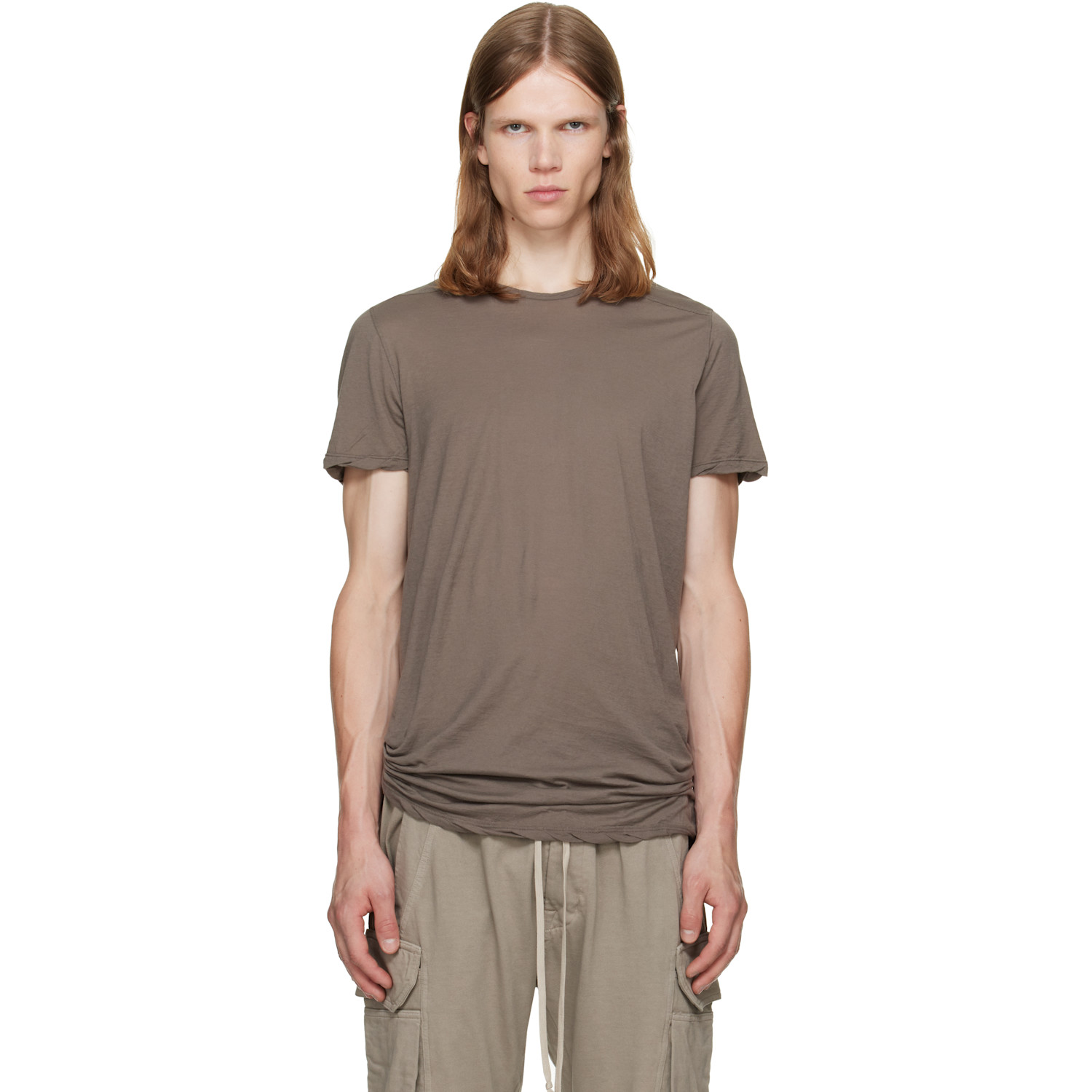 Rick Owens DRKSHDW Taupe Tower Level T-shirt