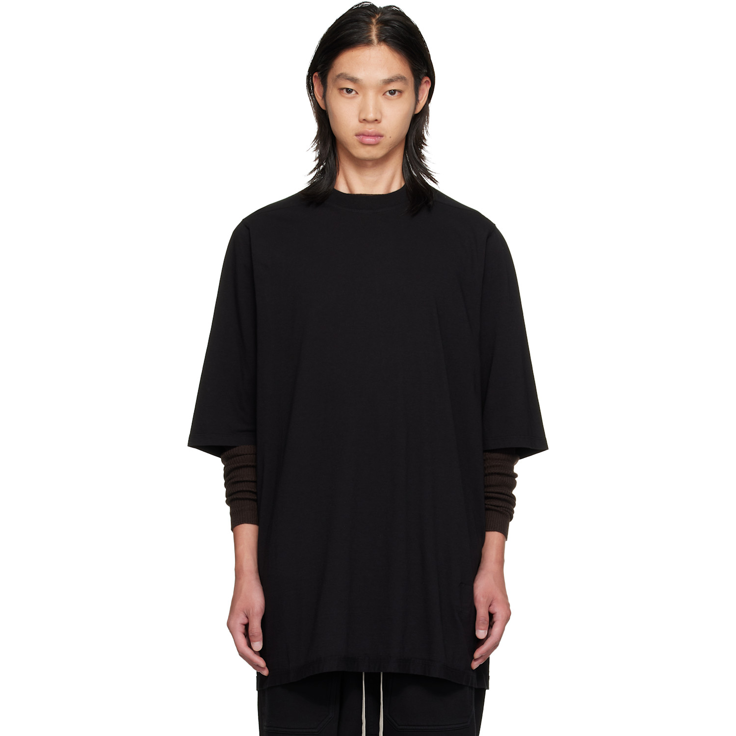 Rick Owens DRKSHDW Black Temple Jumbo SS T-shirt