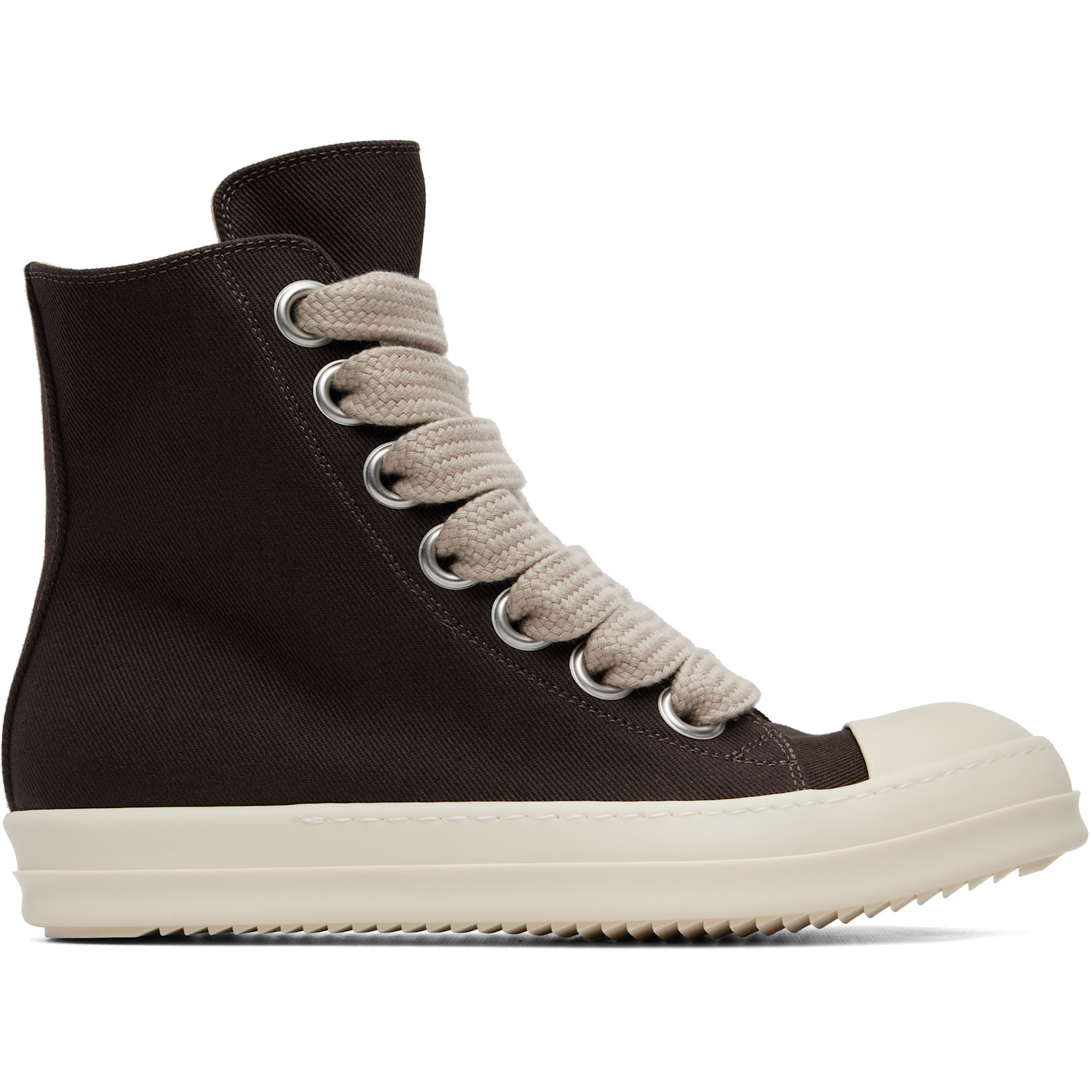 Rick Owens DRKSHDW Brown Tower Jumbolace Sneaks Sneakers