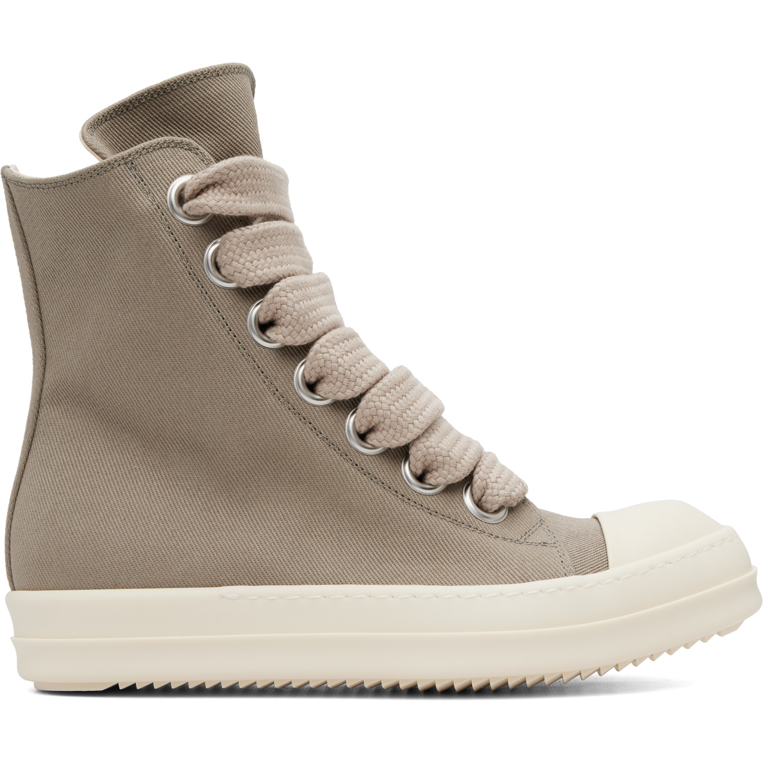 Rick Owens DRKSHDW Taupe Tower Jumbolace Sneaks Sneakers