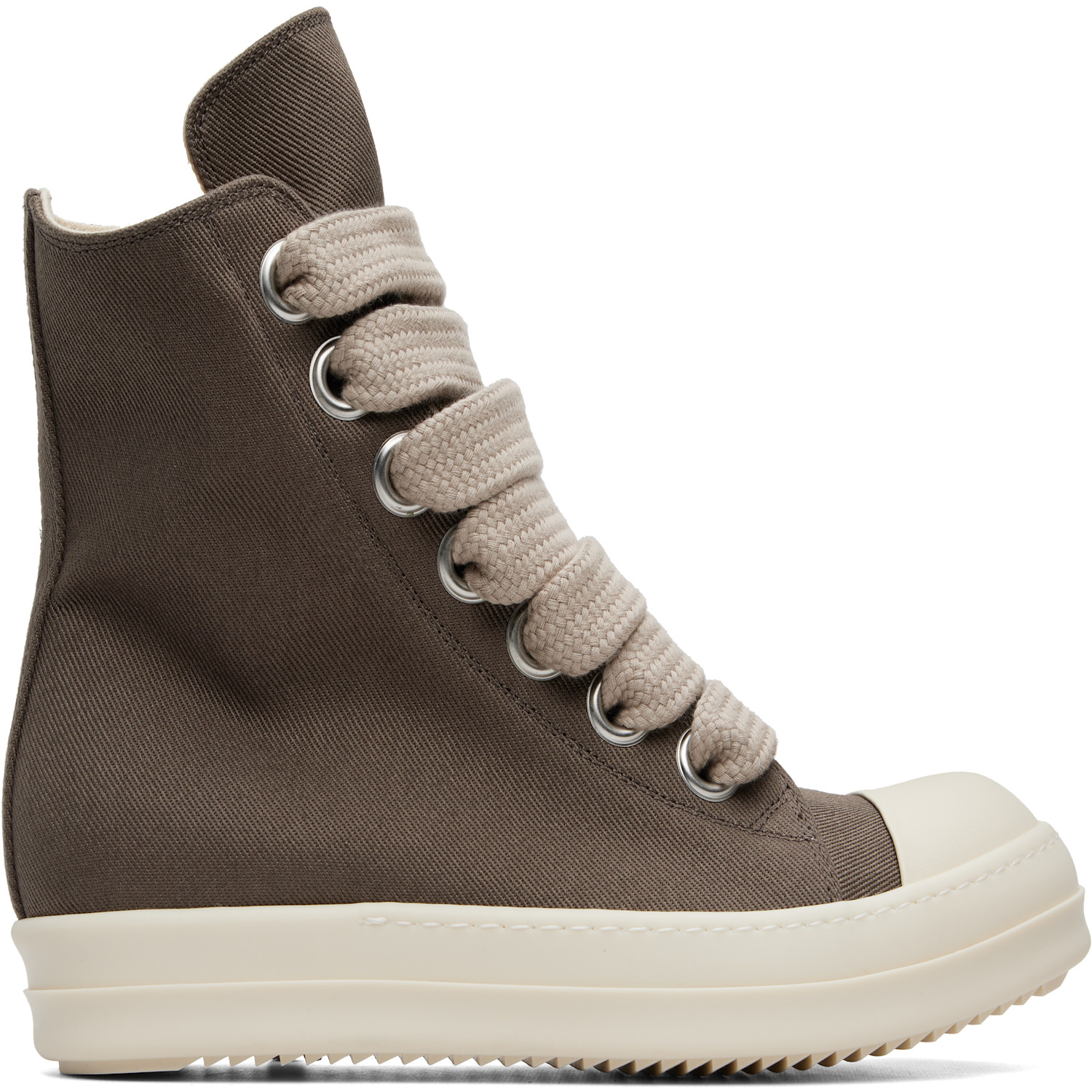 Rick Owens DRKSHDW Gray Tower Jumbolace Sneaks Sneakers