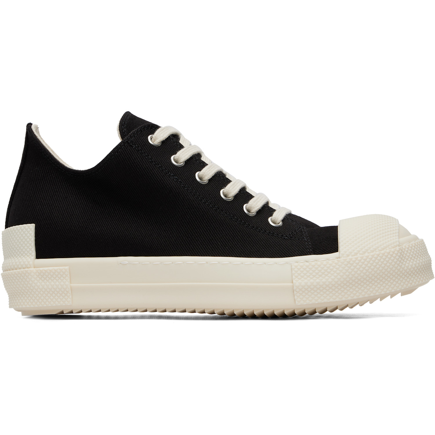 Rick Owens DRKSHDW Black Tower Low Sneaks Sneakers