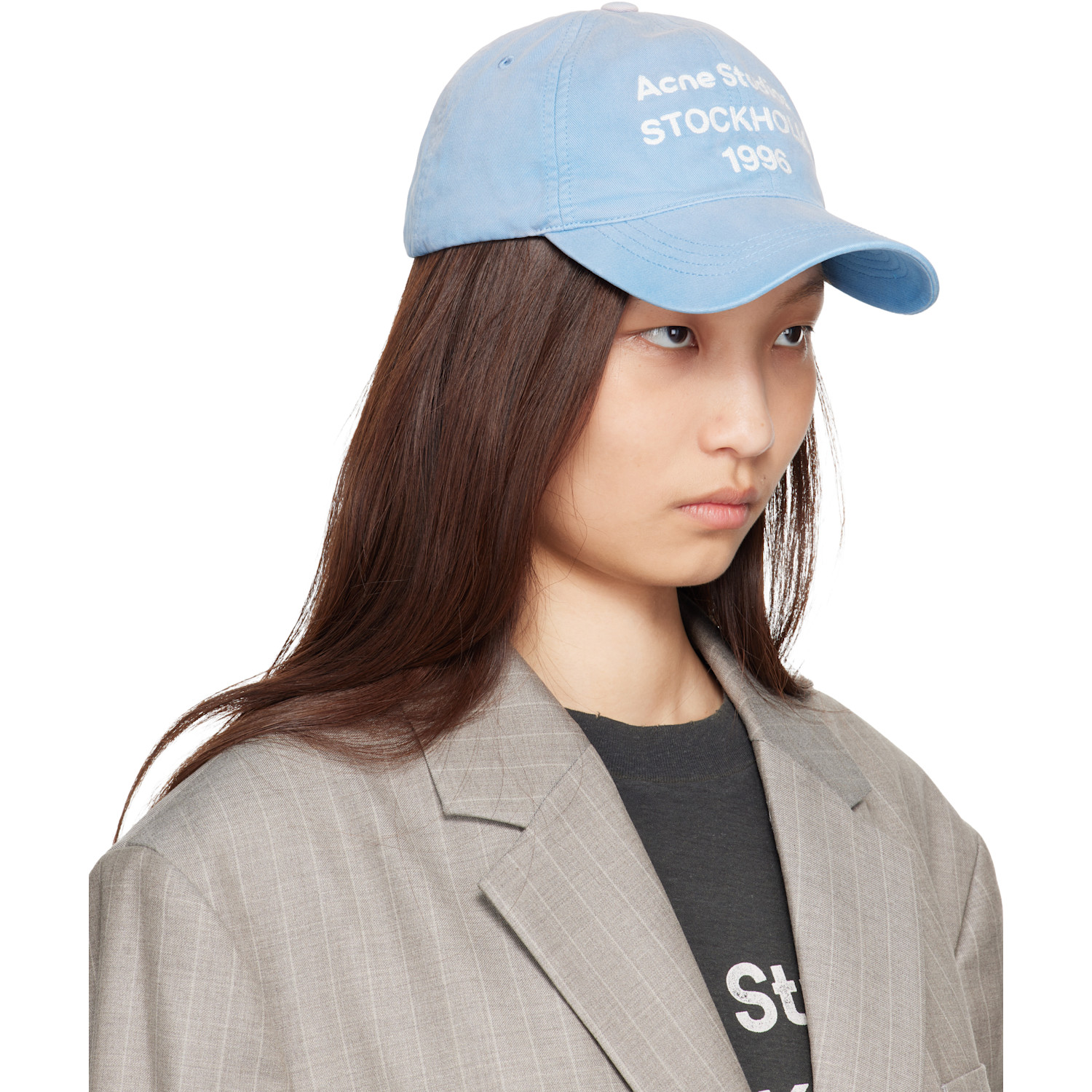  Acne Studios Blue Logo Cap 