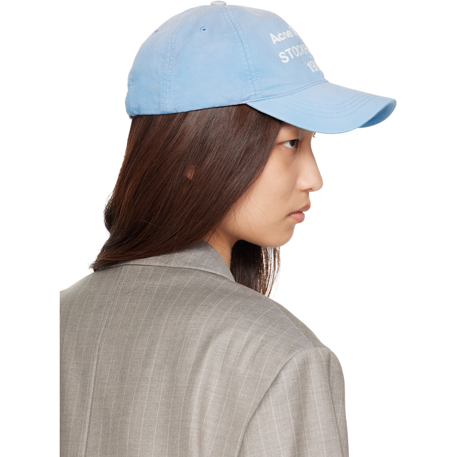  Acne Studios Blue Logo Cap 