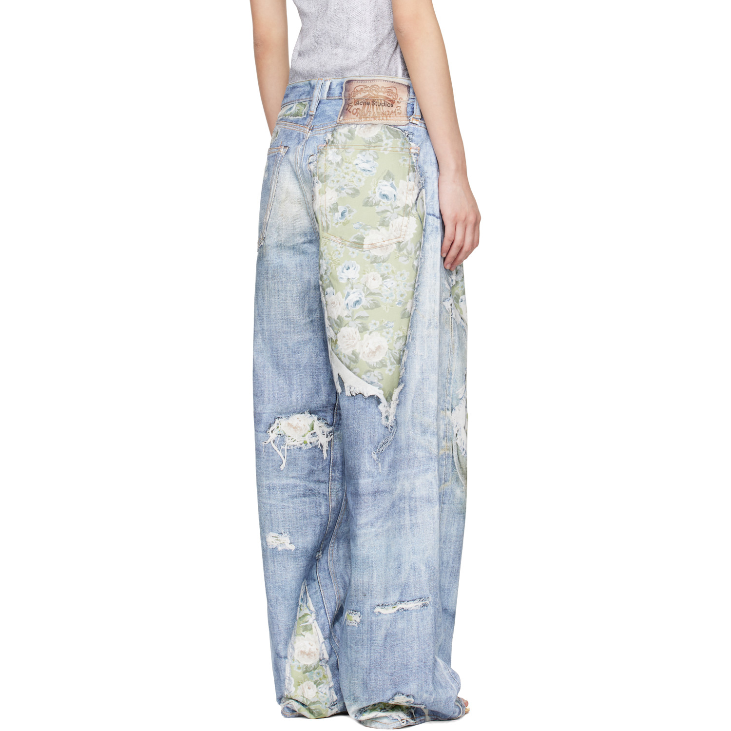  Acne Studios Blue Trompe-l’oeil 1981 Jeans 