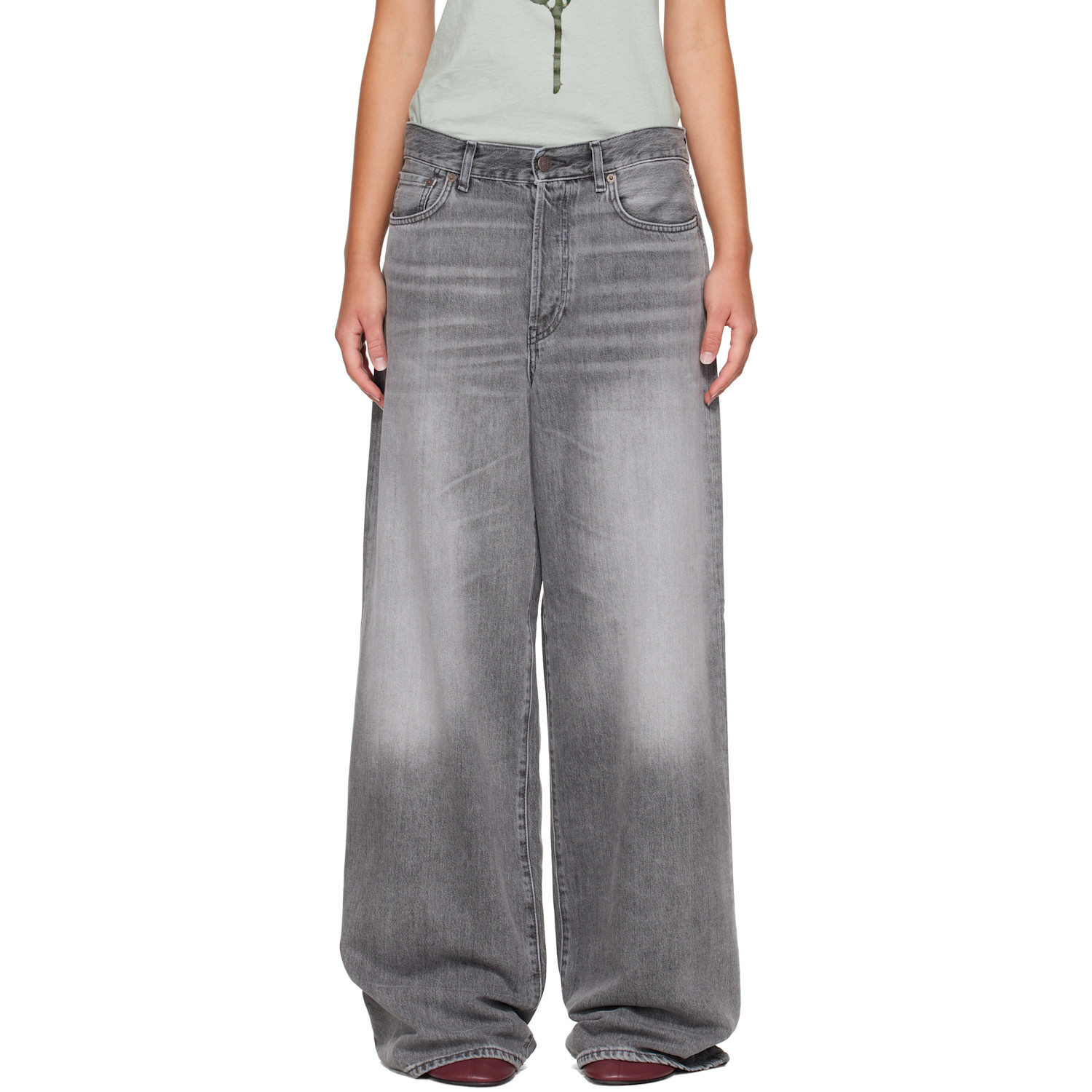 Acne Studios Gray 1981 Loose Fit Jeans