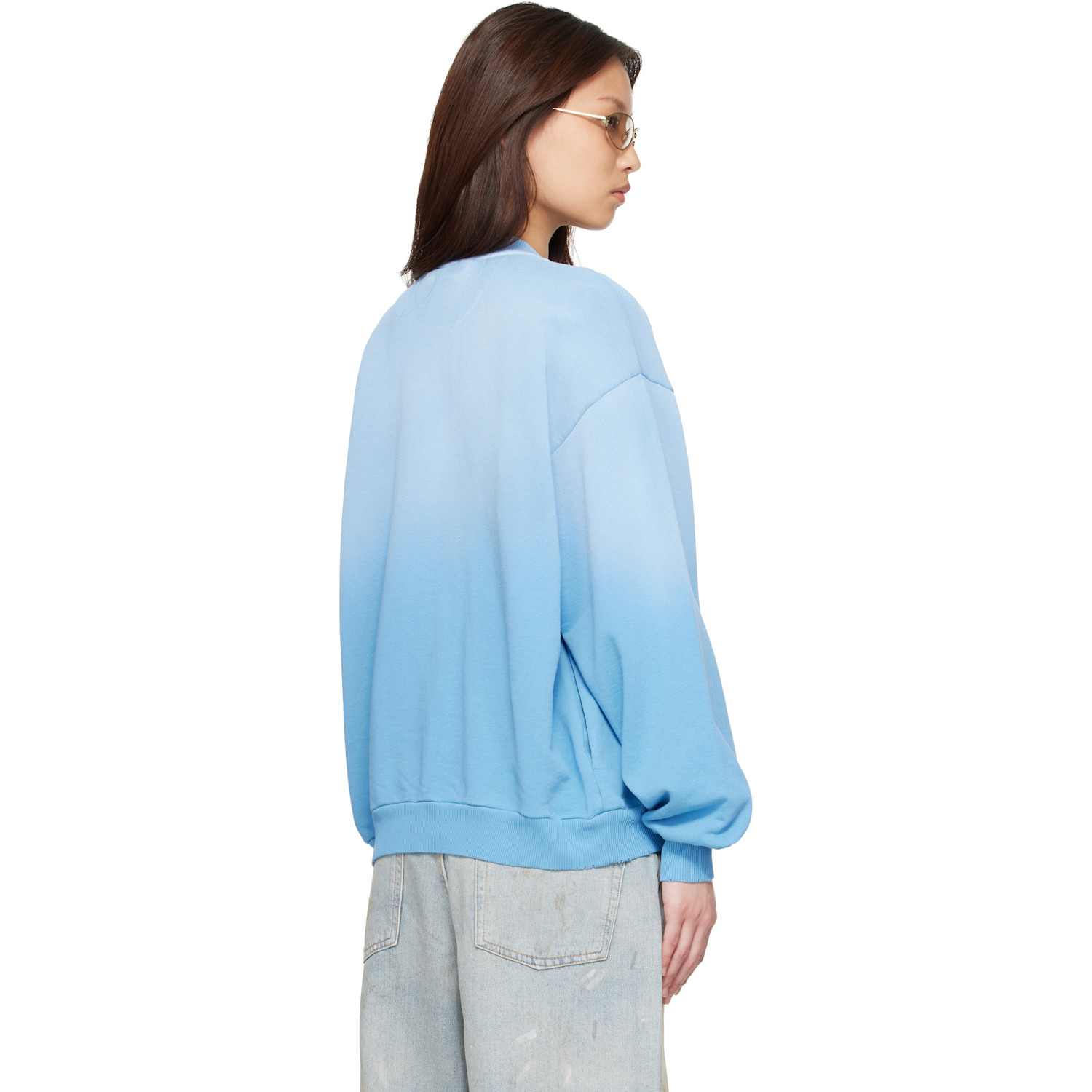  Acne Studios Blue Washed Zip-up Jacket 