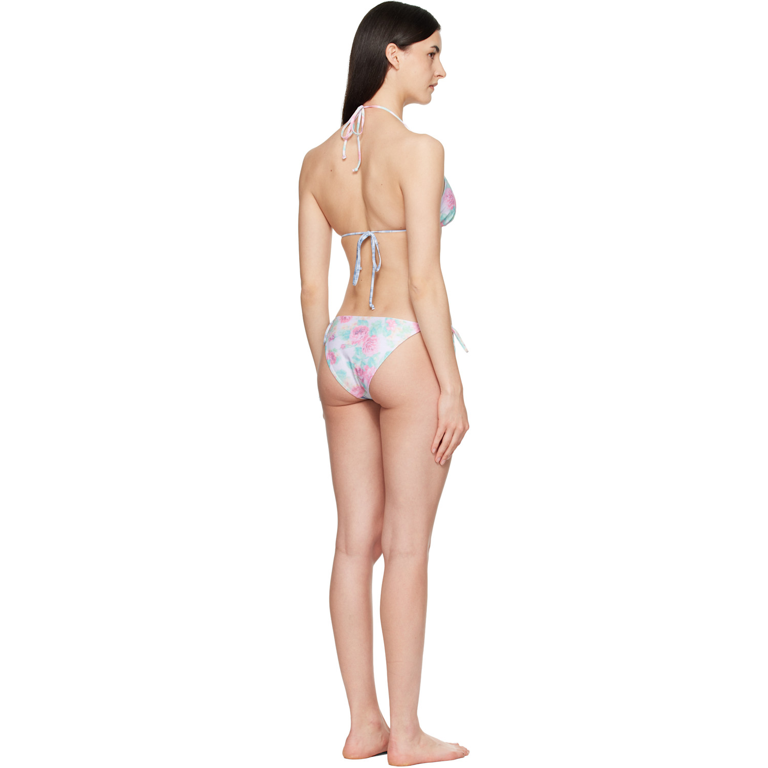  Acne Studios Multicolor Flower Check Bikini 