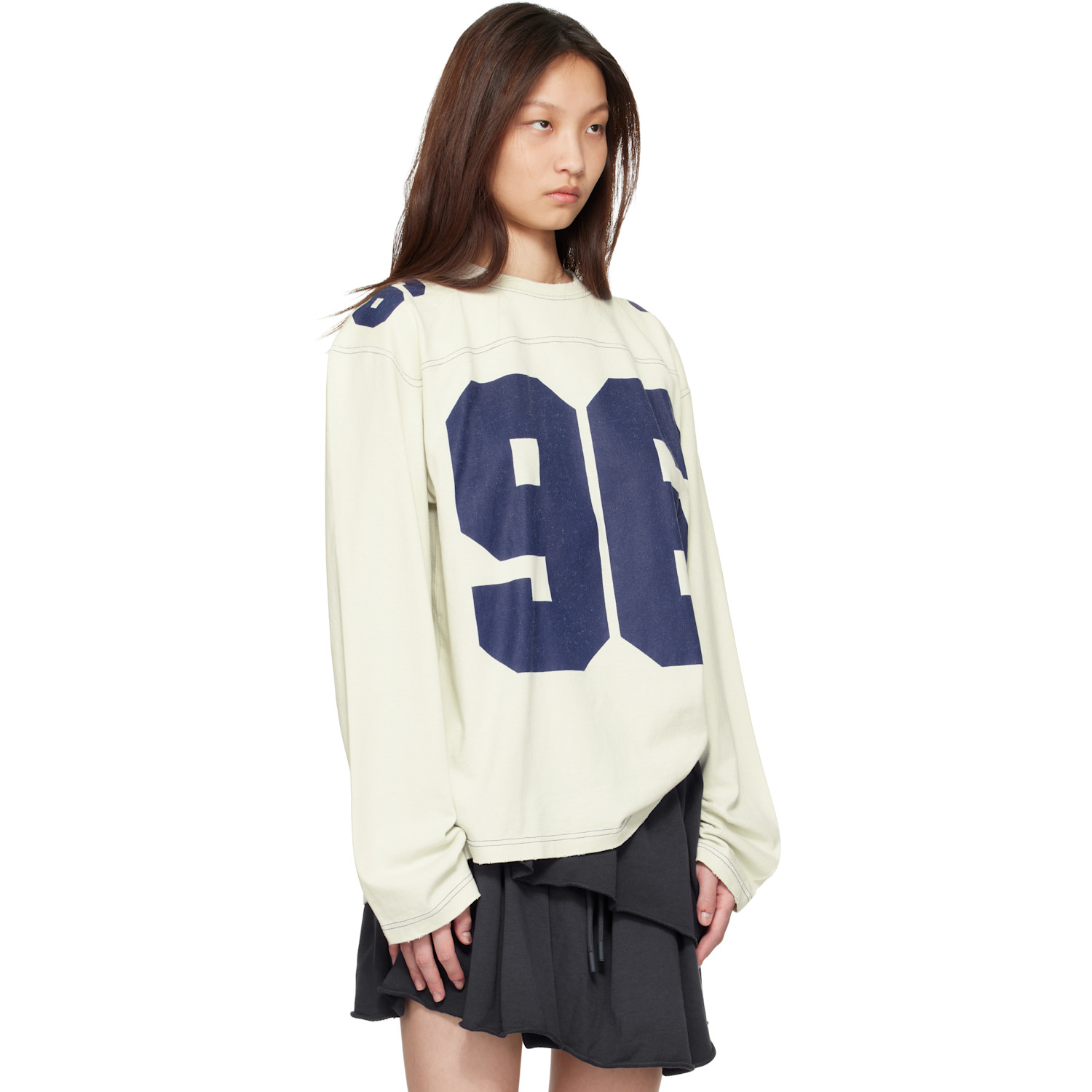  Acne Studios Off-white Logo Jersey T-shirt 