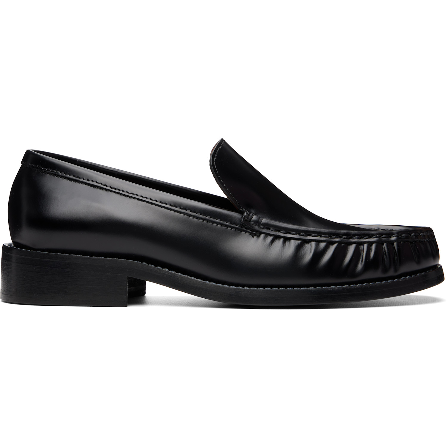 Acne Studios Black Leather Loafers