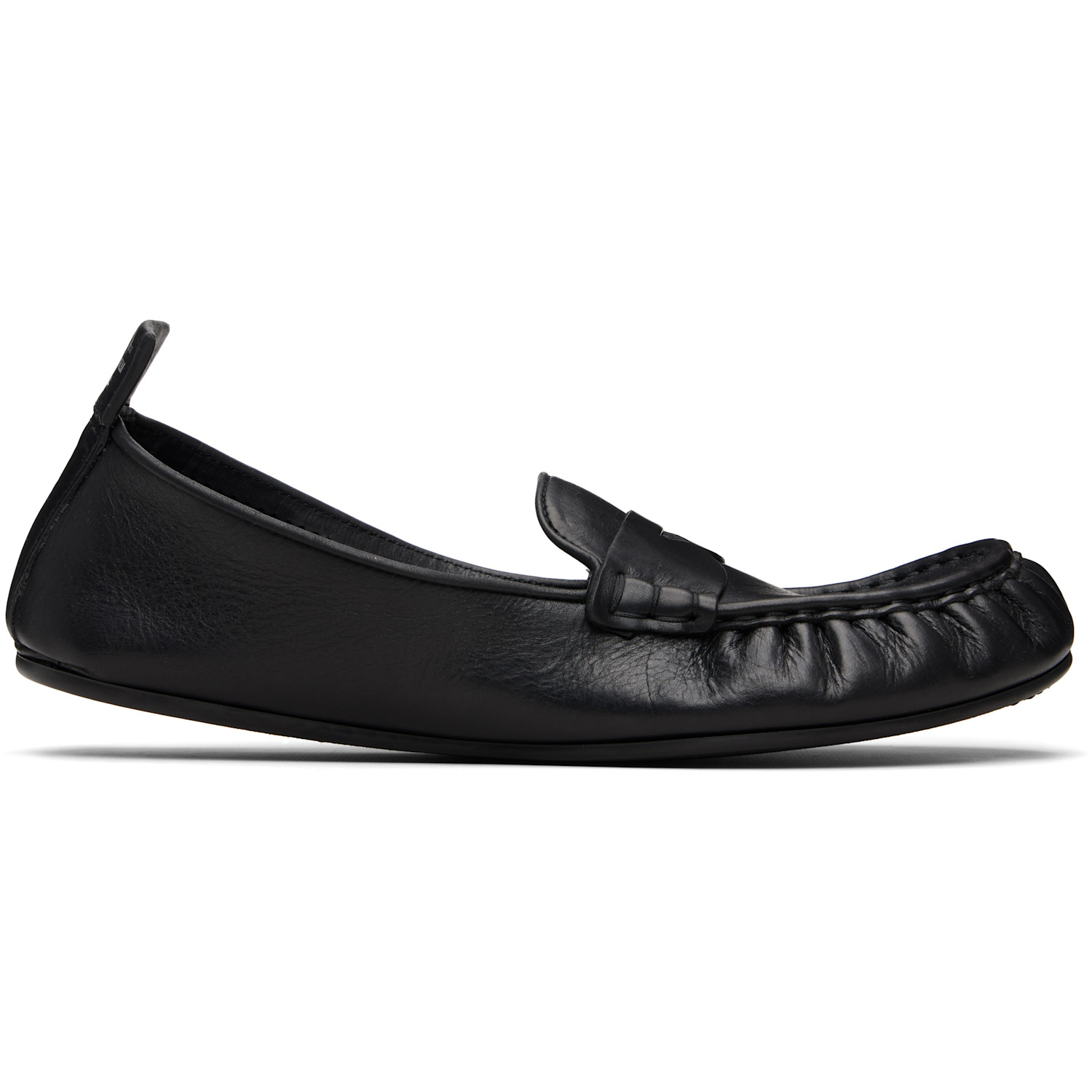 Acne Studios Black Leather Loafers