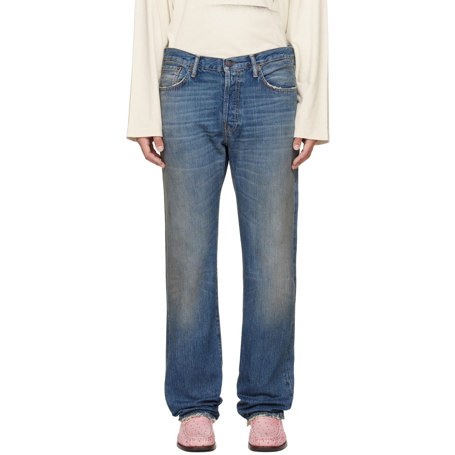 Acne Studios Blue 1996M Bingo Jeans