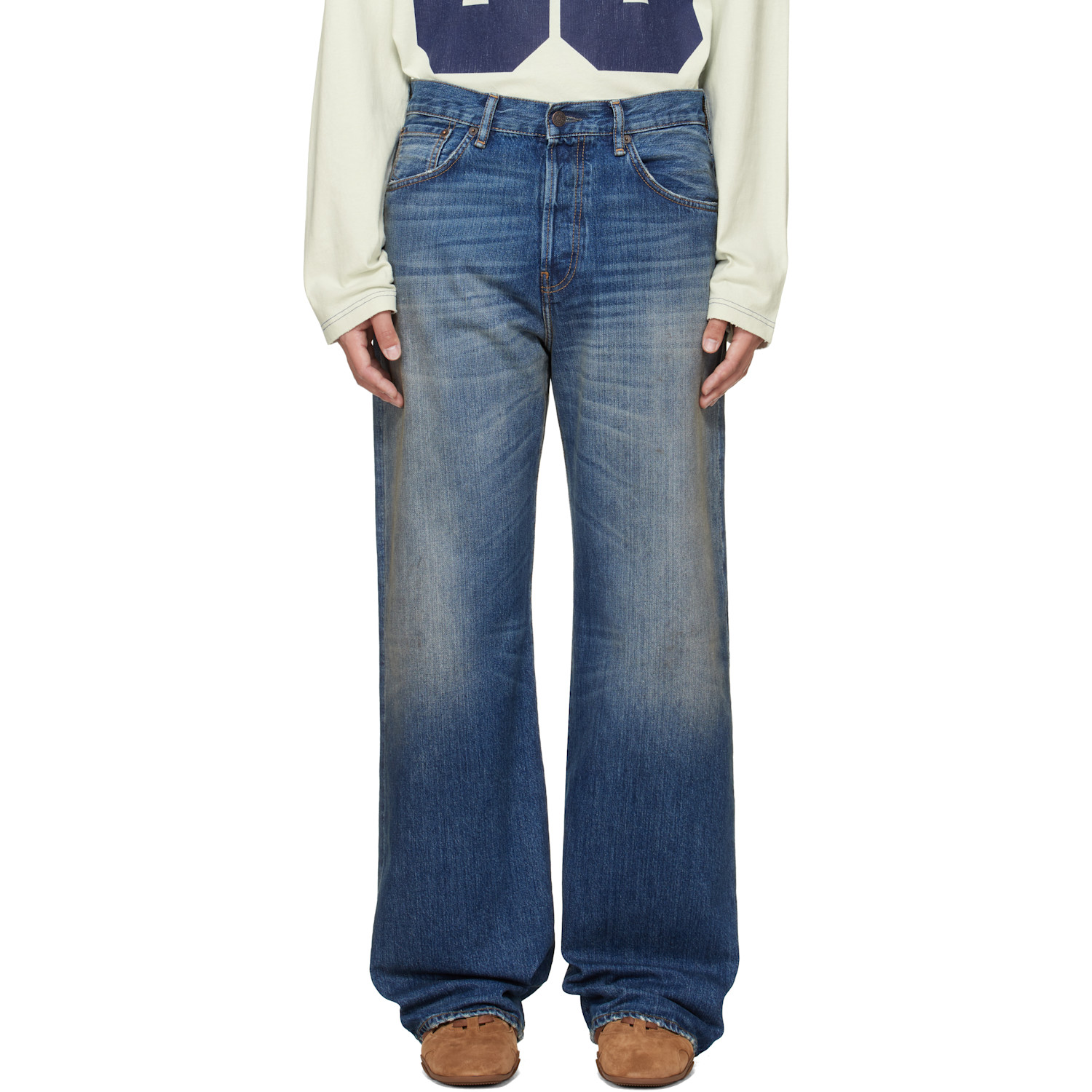 Acne Studios Blue 2021M Bingo Jeans