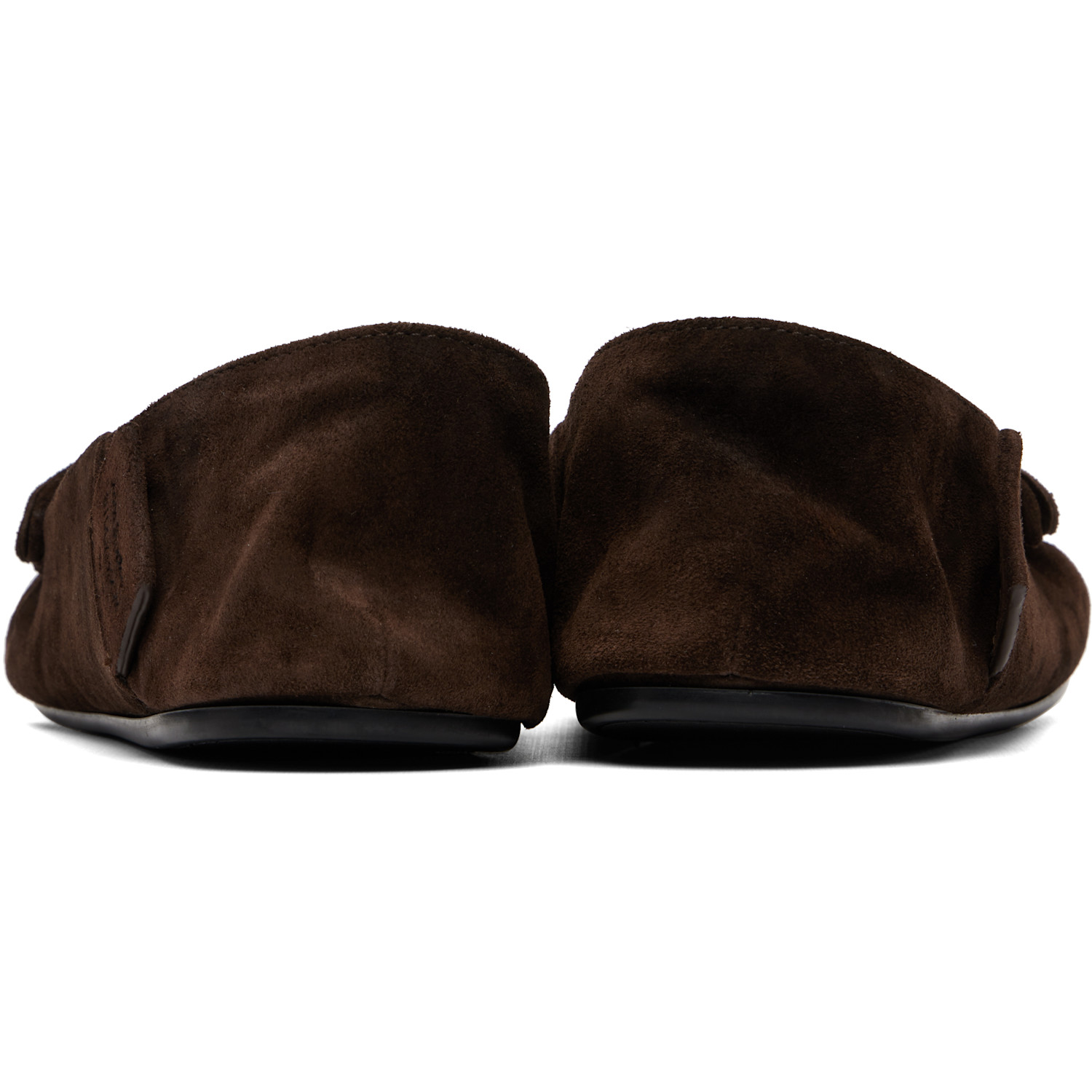  Acne Studios Brown Suede Saddle Loafers 