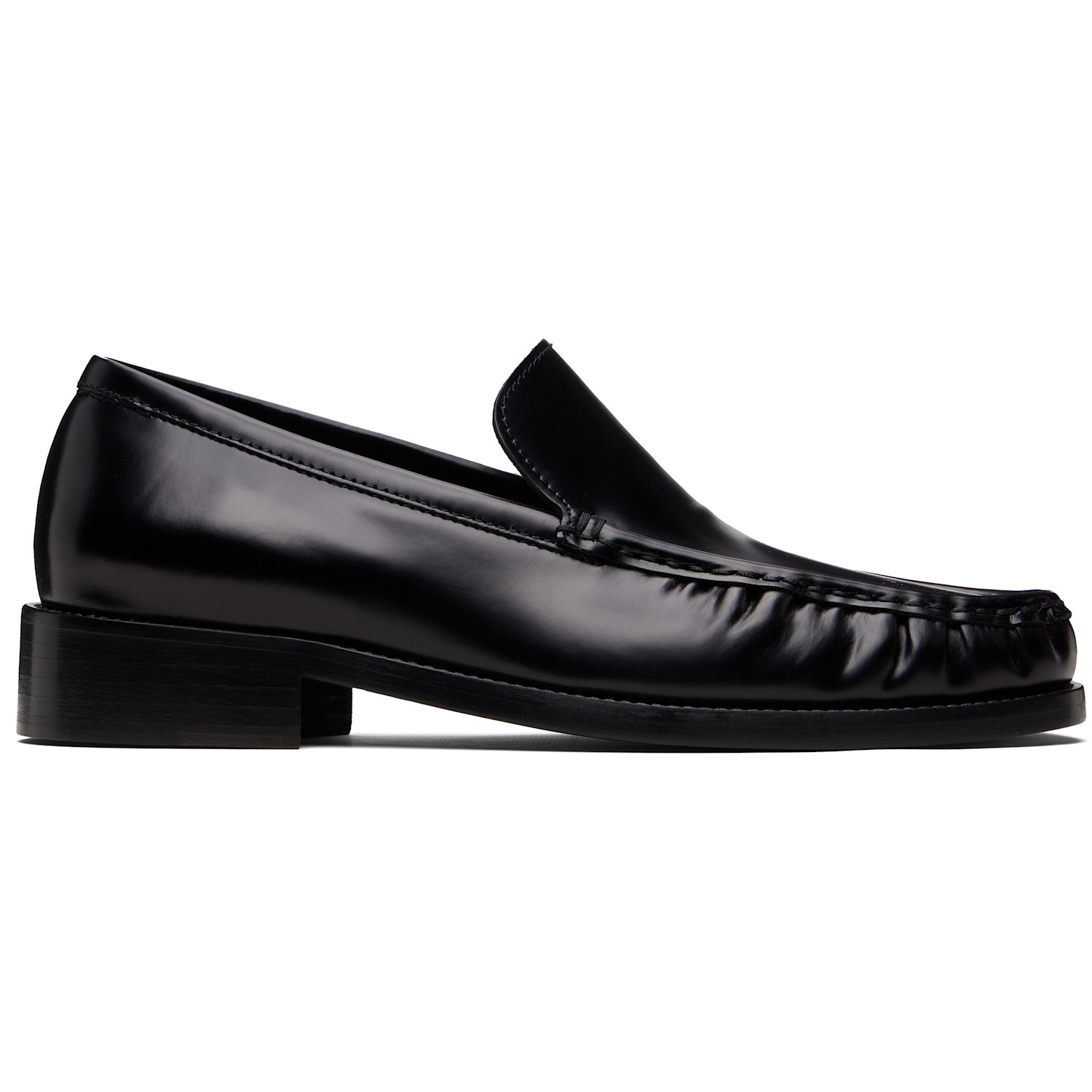 Acne Studios Black Leather Loafers