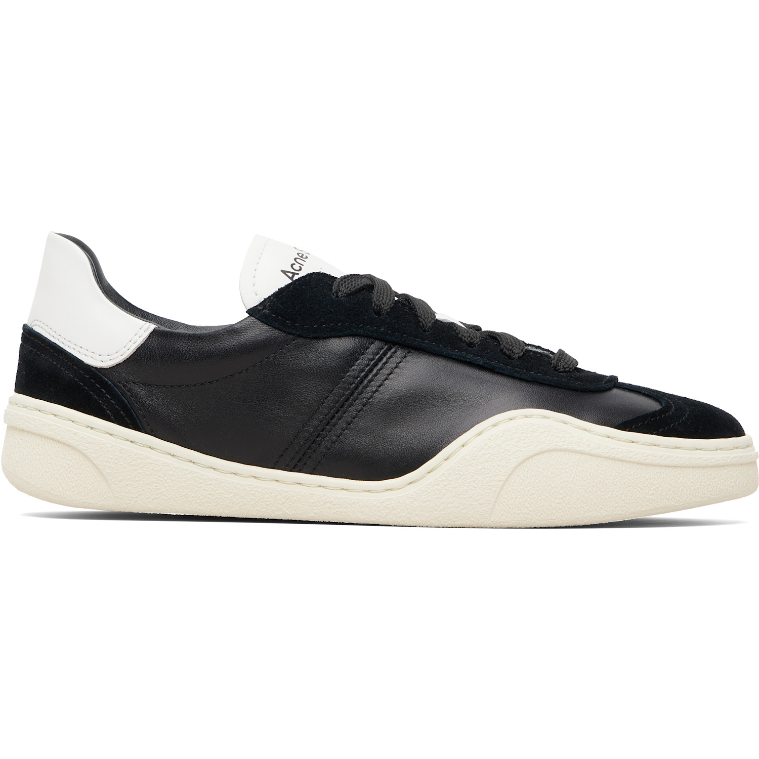 Acne Studios Black & White Leather Sneakers