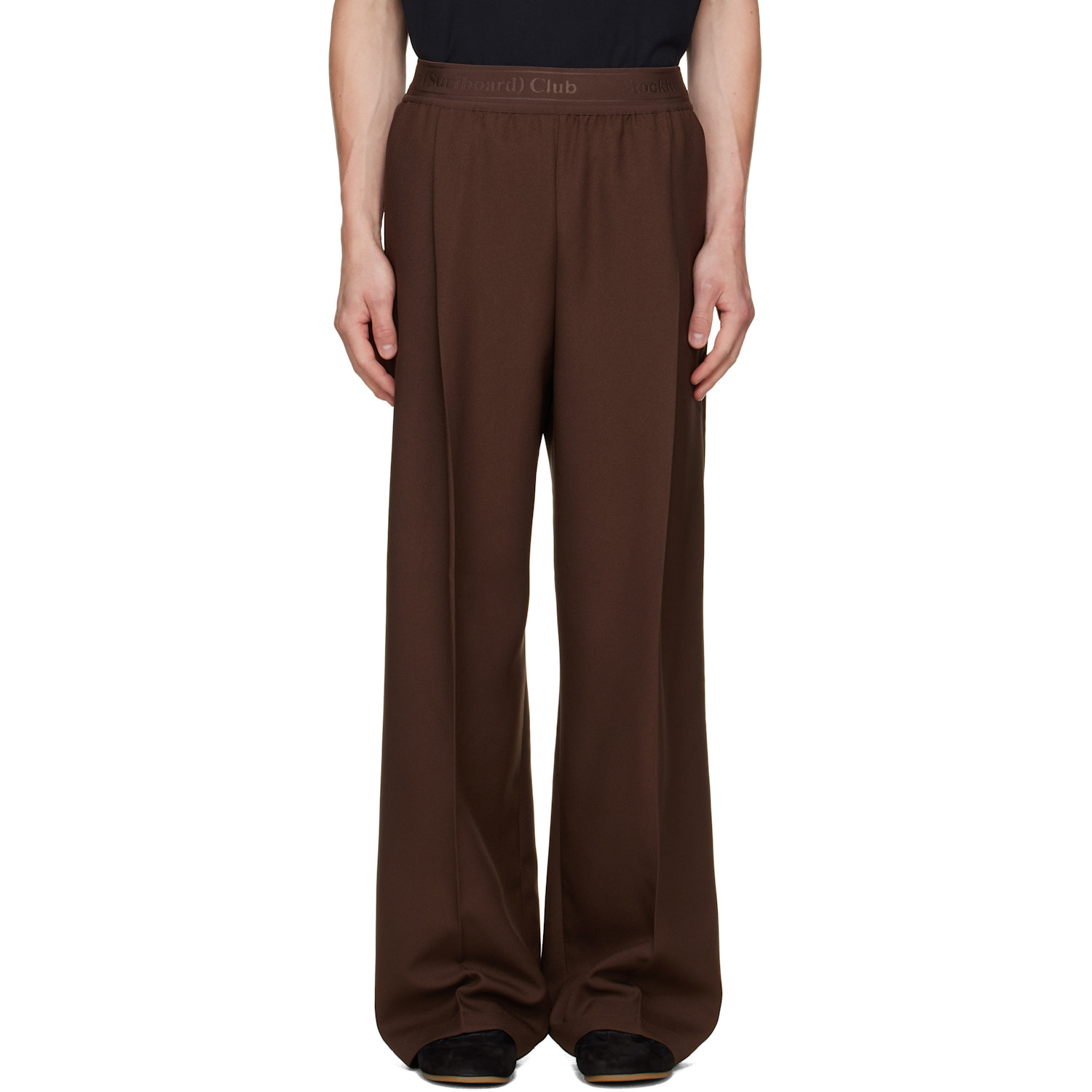Stockholm (Surfboard) Club Brown Relaxed Fit Trousers