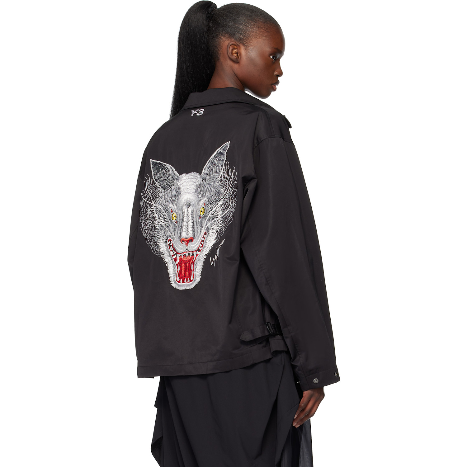  Y-3 Black Mercedes-amg F1 Edition Wolf Jacket 