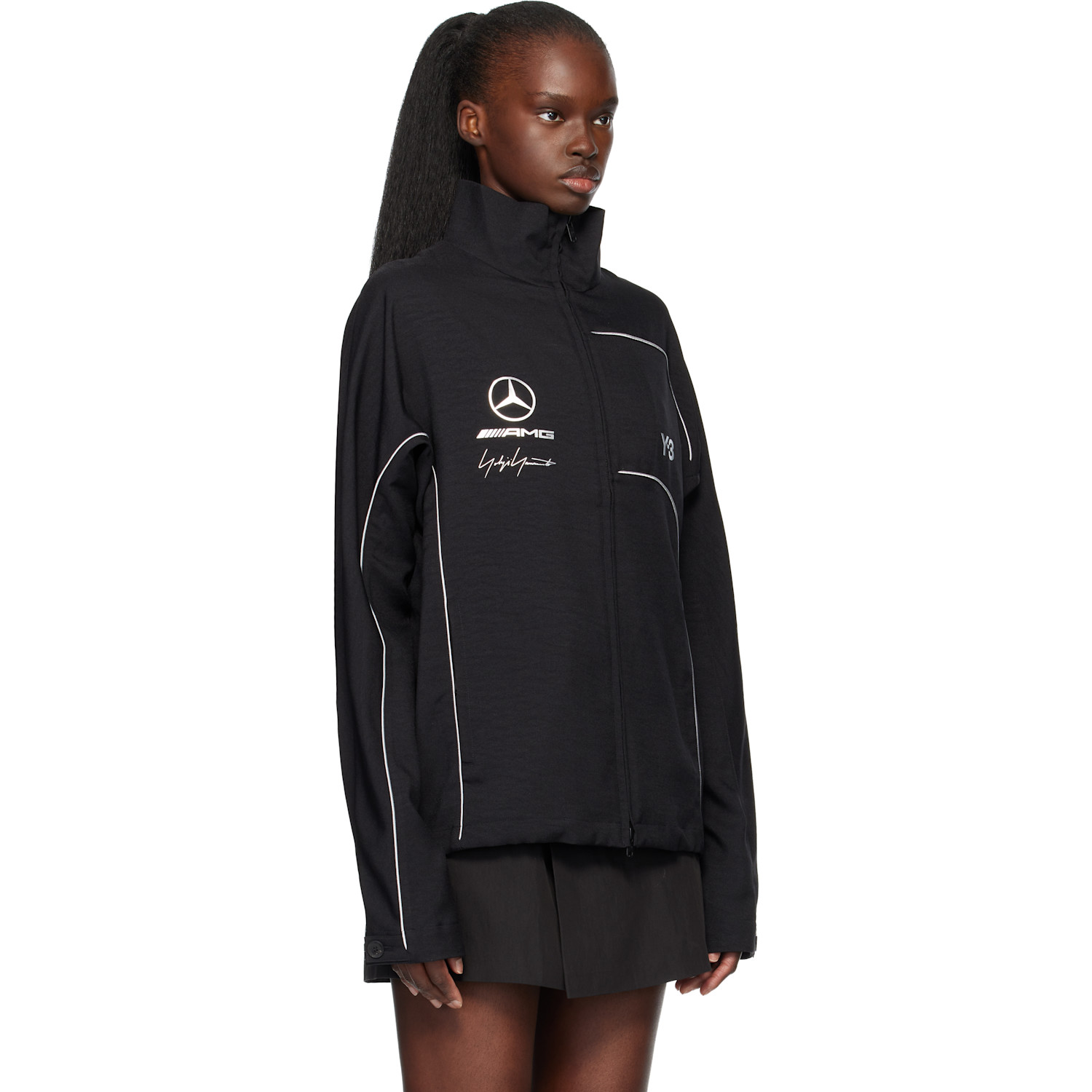  Y-3 Black Mercedes-amg F1 Edition Track Jacket 
