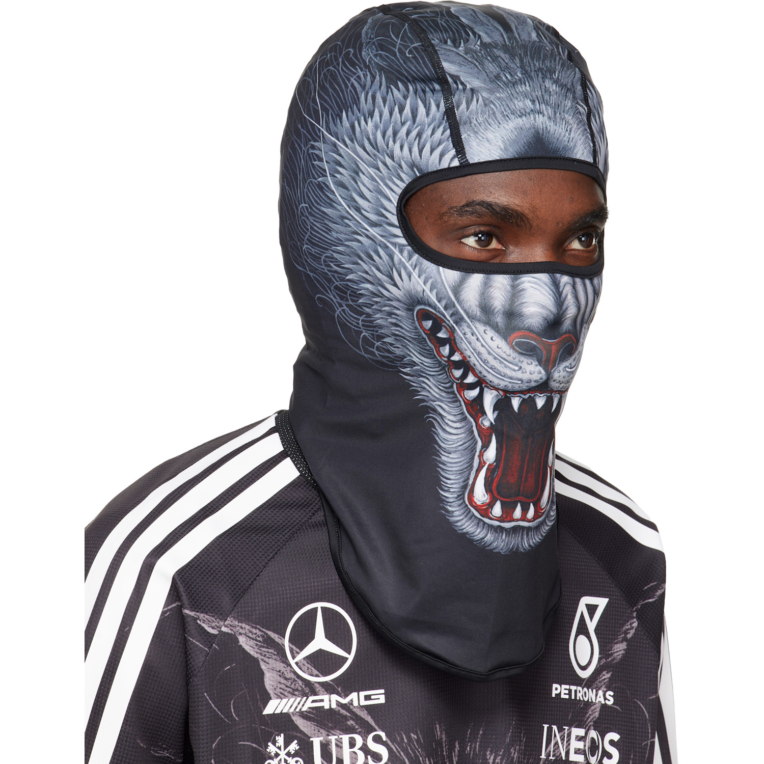  Y-3 Black Mercedes-amg F1 Edition Wolf Balaclava 