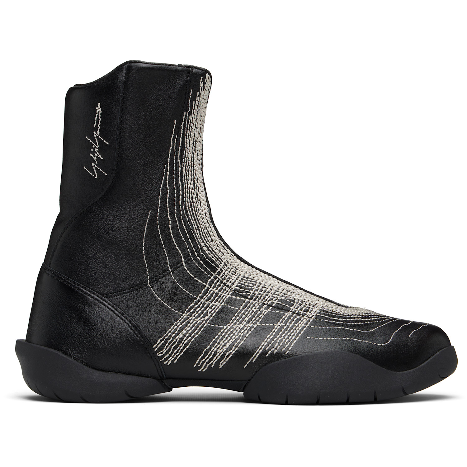 Y-3 Black Regu Hi Sneakers