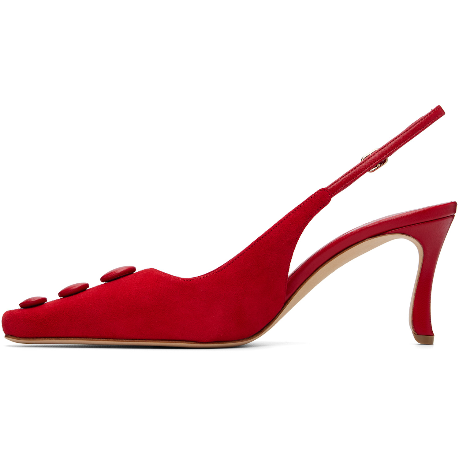  Manolo Blahnik Red Alexapla Heels 