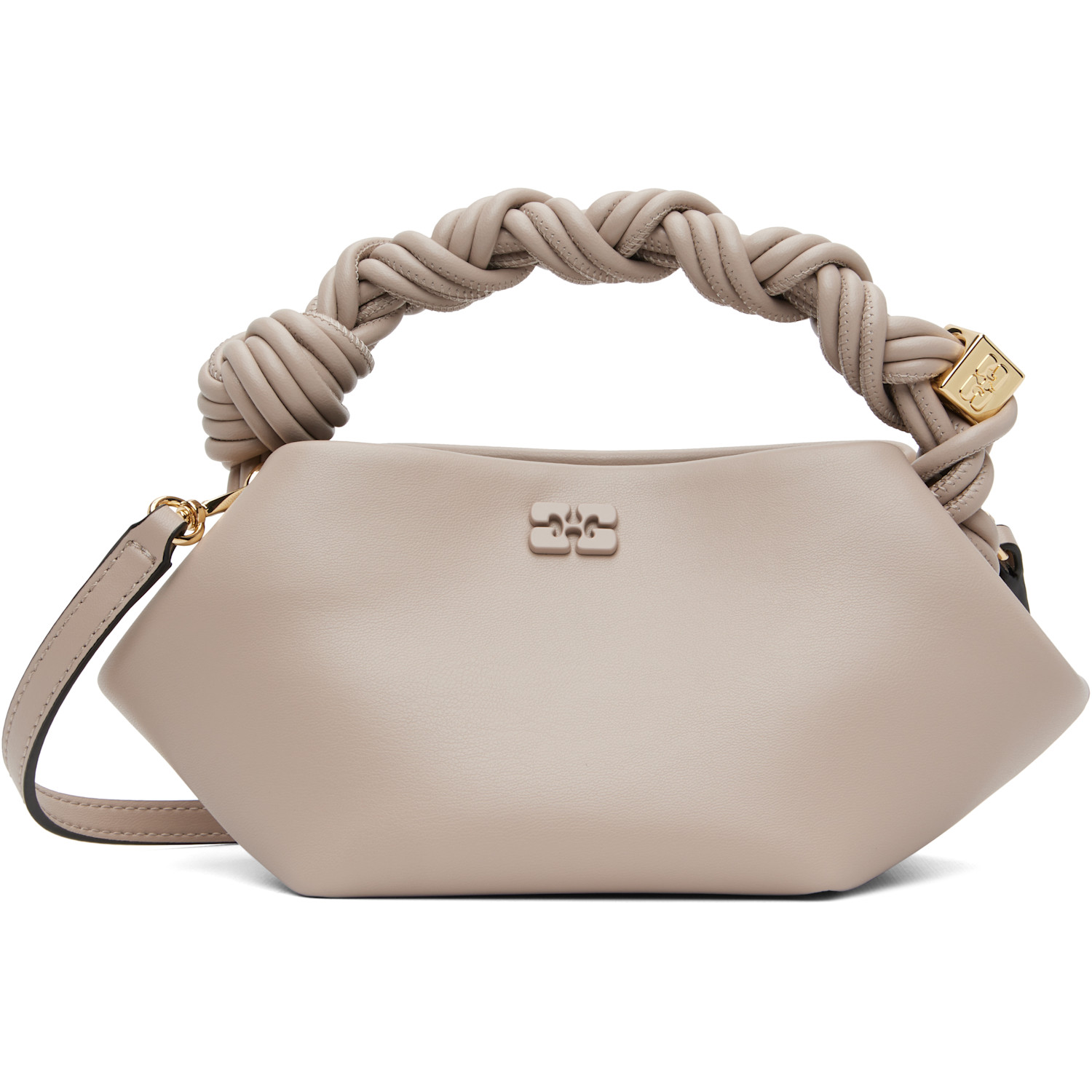 GANNI Taupe Mini Bou Bag