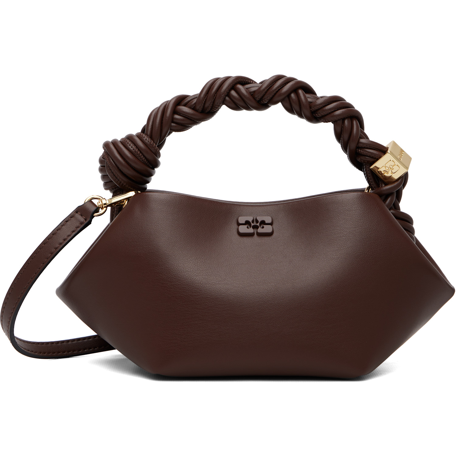 GANNI Brown Mini Bou Bag