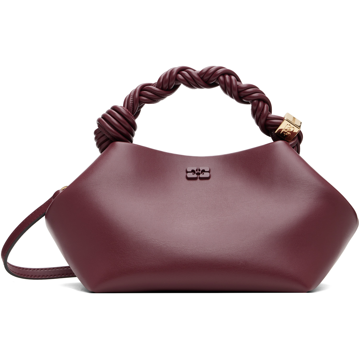 GANNI Burgundy Small Bou Bag