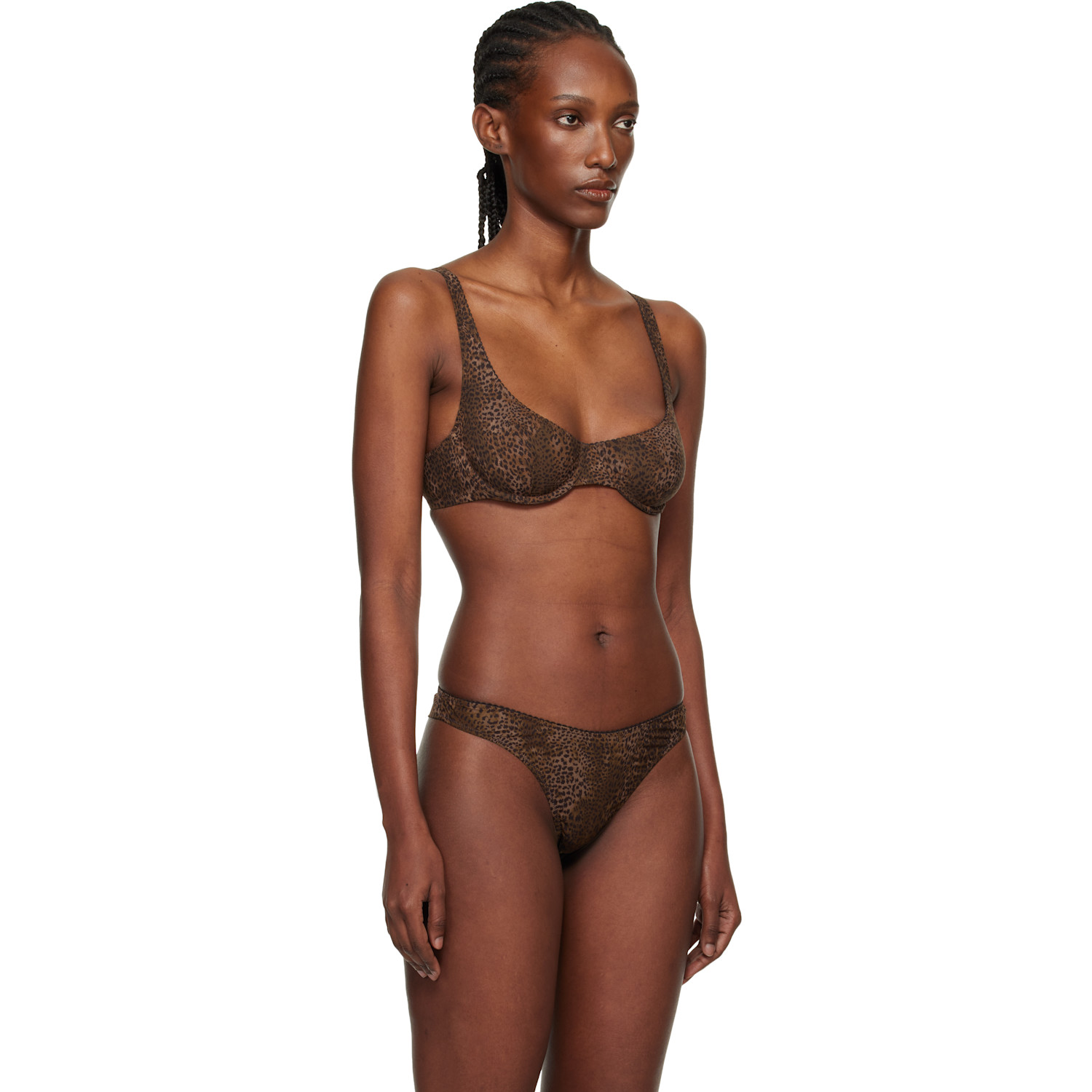  Fruity Booty Brown Leopard Shania Bra 
