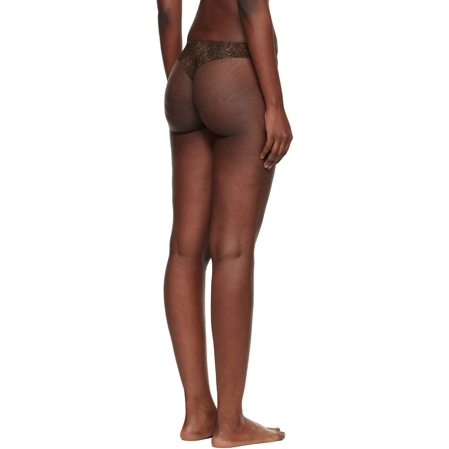  Fruity Booty Brown Leopard Shania Thong 