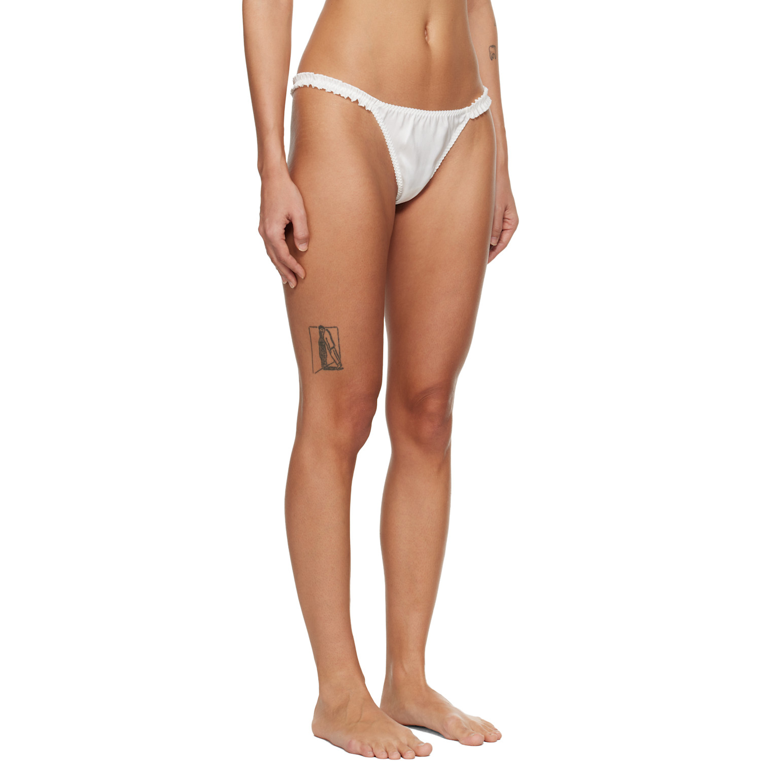  Fruity Booty White Hai Edition Silk Thong 