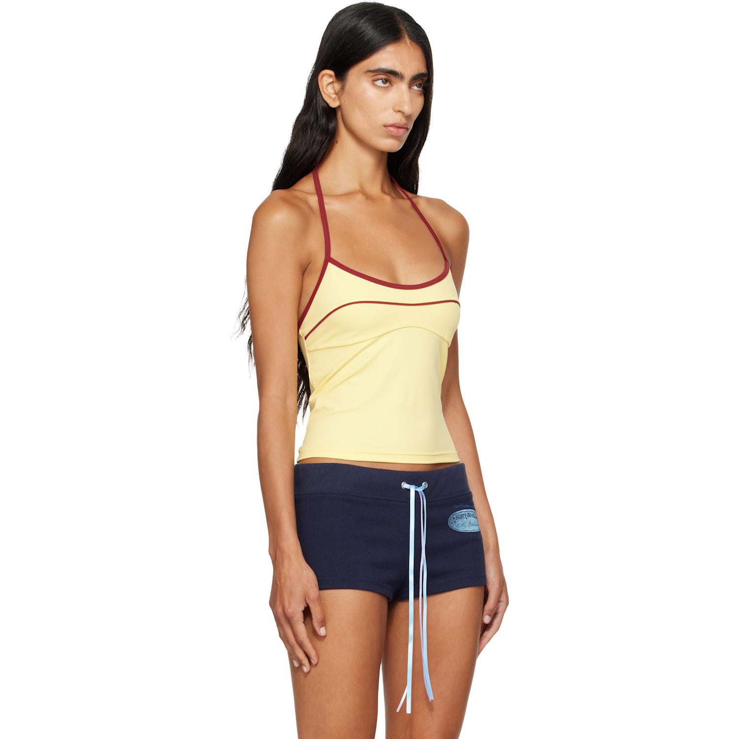  Fruity Booty Yellow Reef Tankini Top 