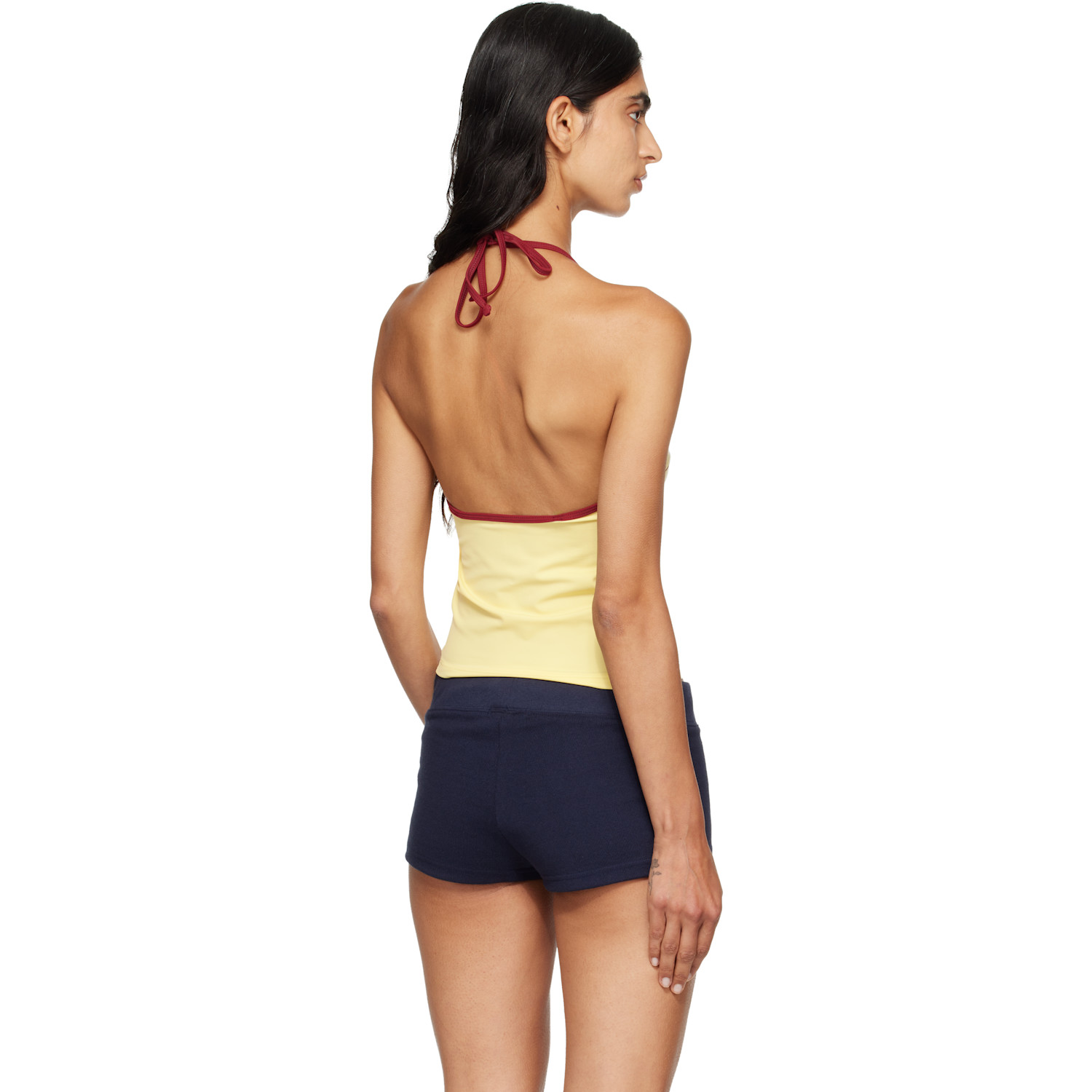  Fruity Booty Yellow Reef Tankini Top 