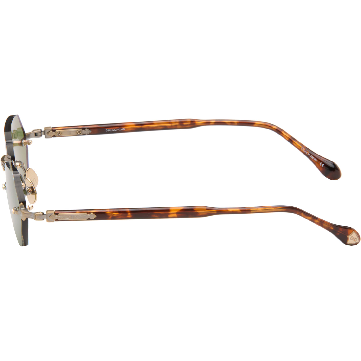  Matsuda Brown & Gold M5011 Sunglasses 