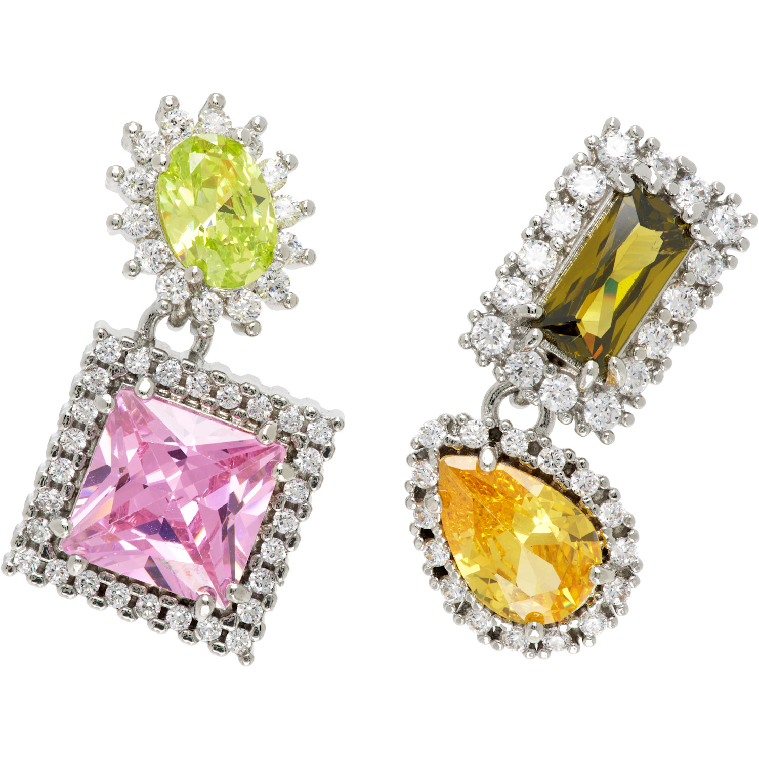Maison Margiela Cluster Short Pendant Earrings