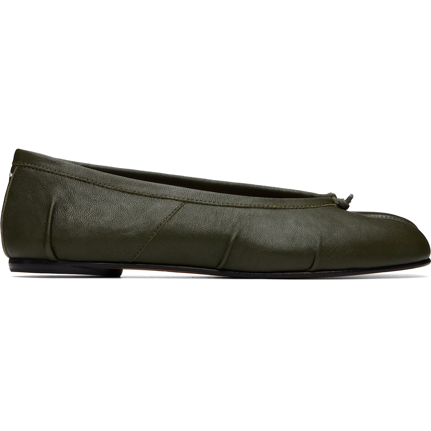Maison Margiela Khaki Tabi Ballerina Flats