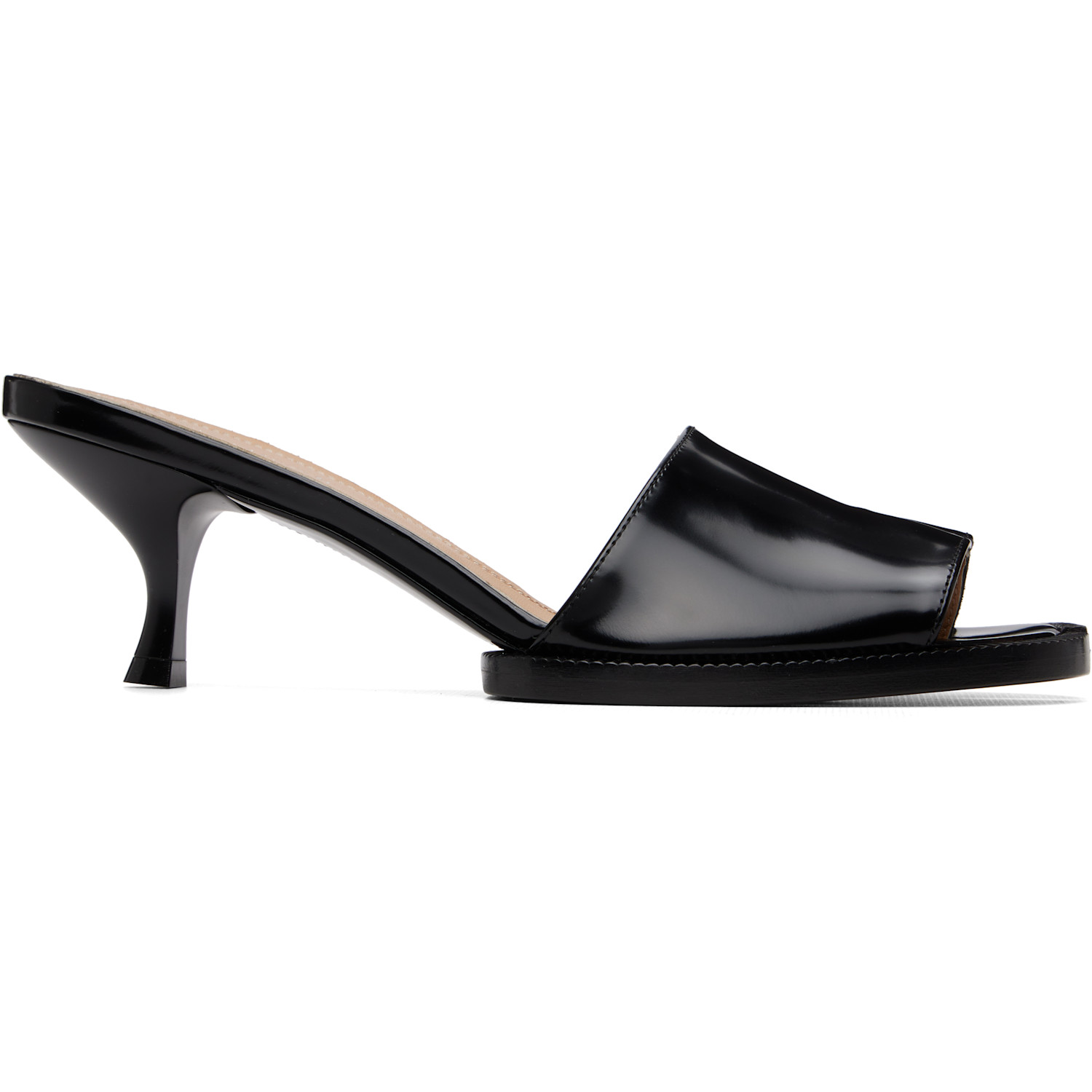 Maison Margiela Black Tabi City Heeled Sandals