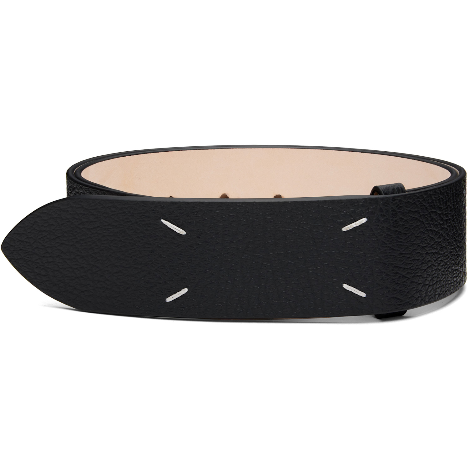 Maison Margiela Black Calfskin 45 Belt