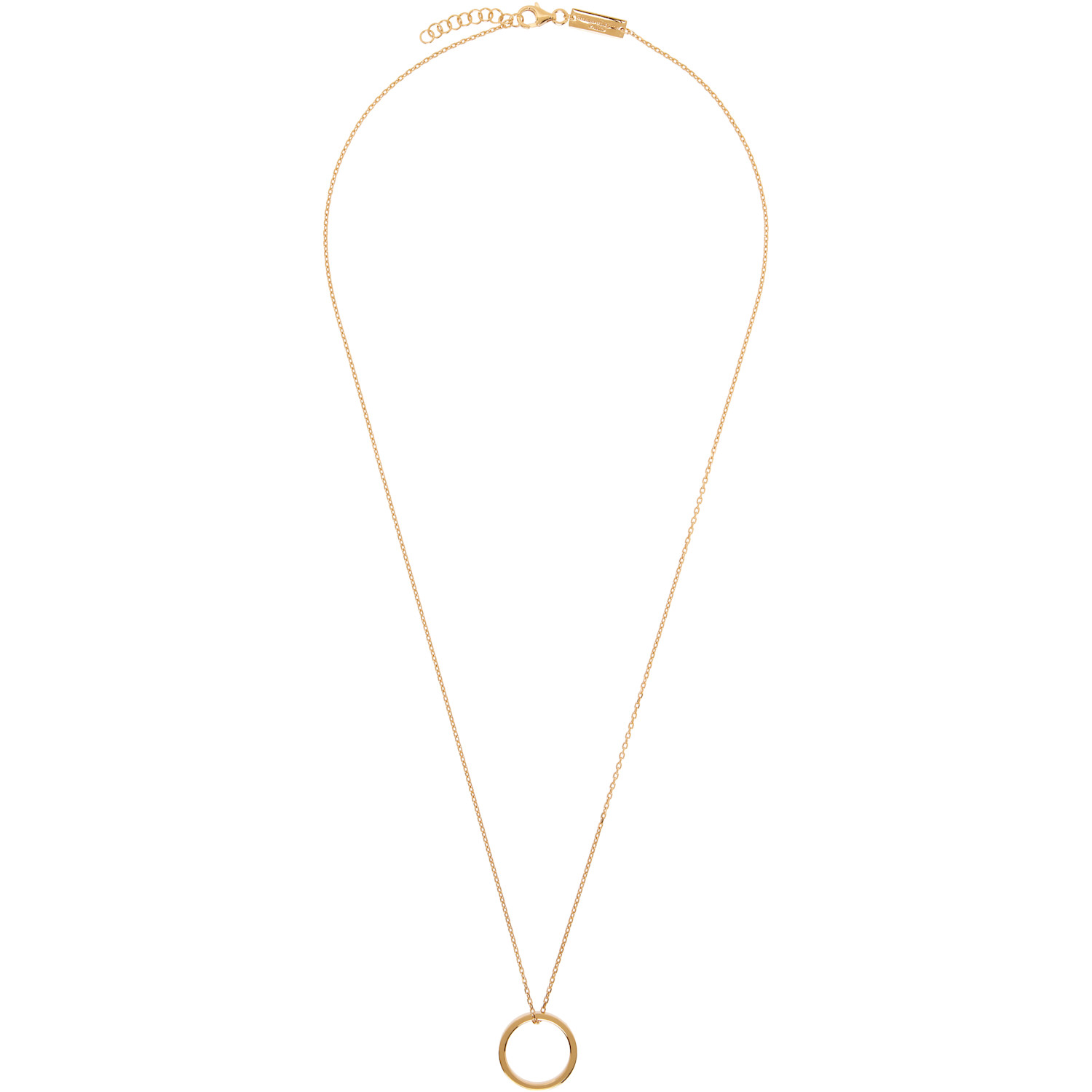 Maison Margiela Logo Reference Ring Necklace