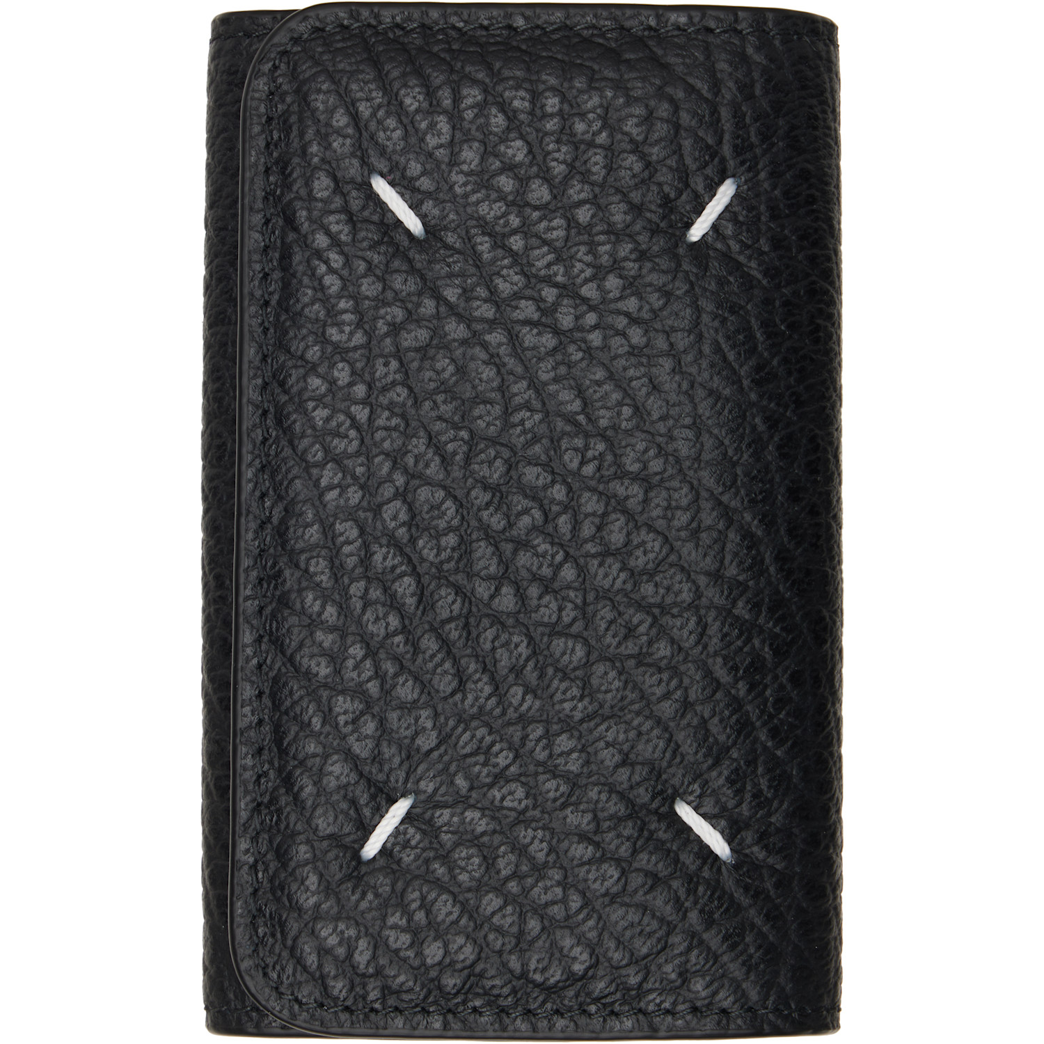 Maison Margiela Black Four Stitches Key Case
