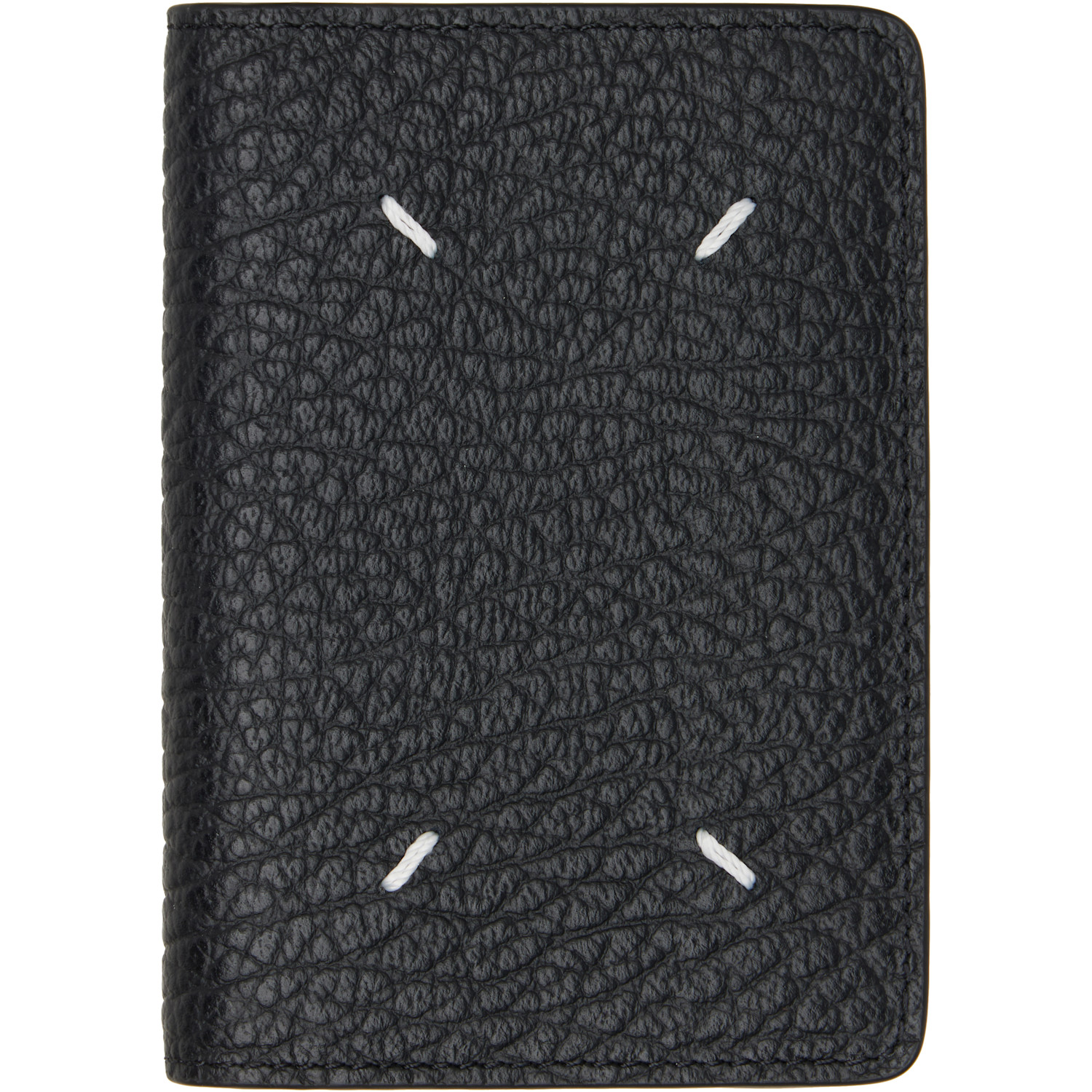 Maison Margiela Black Four Stitches Card Holder