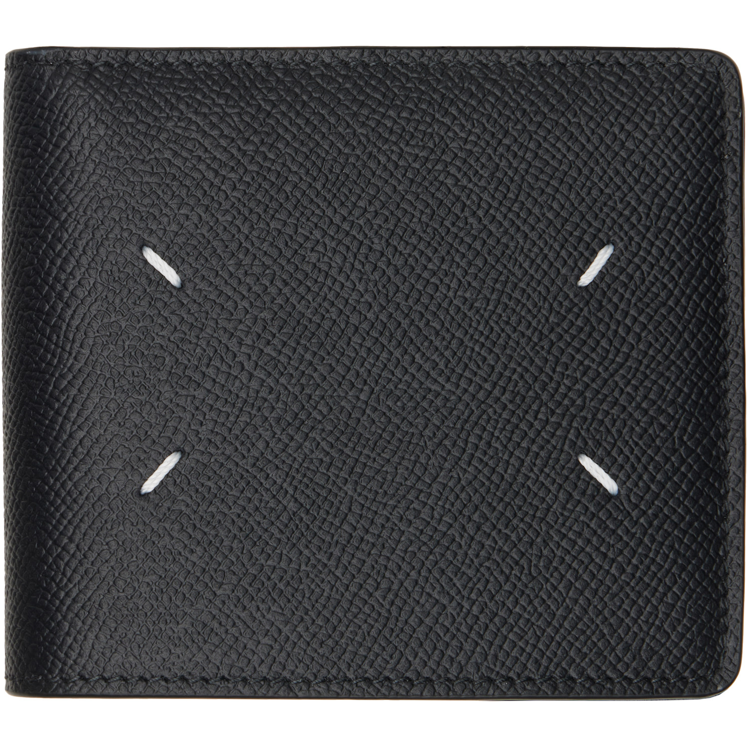 Maison Margiela Black Four Stitches Wallet